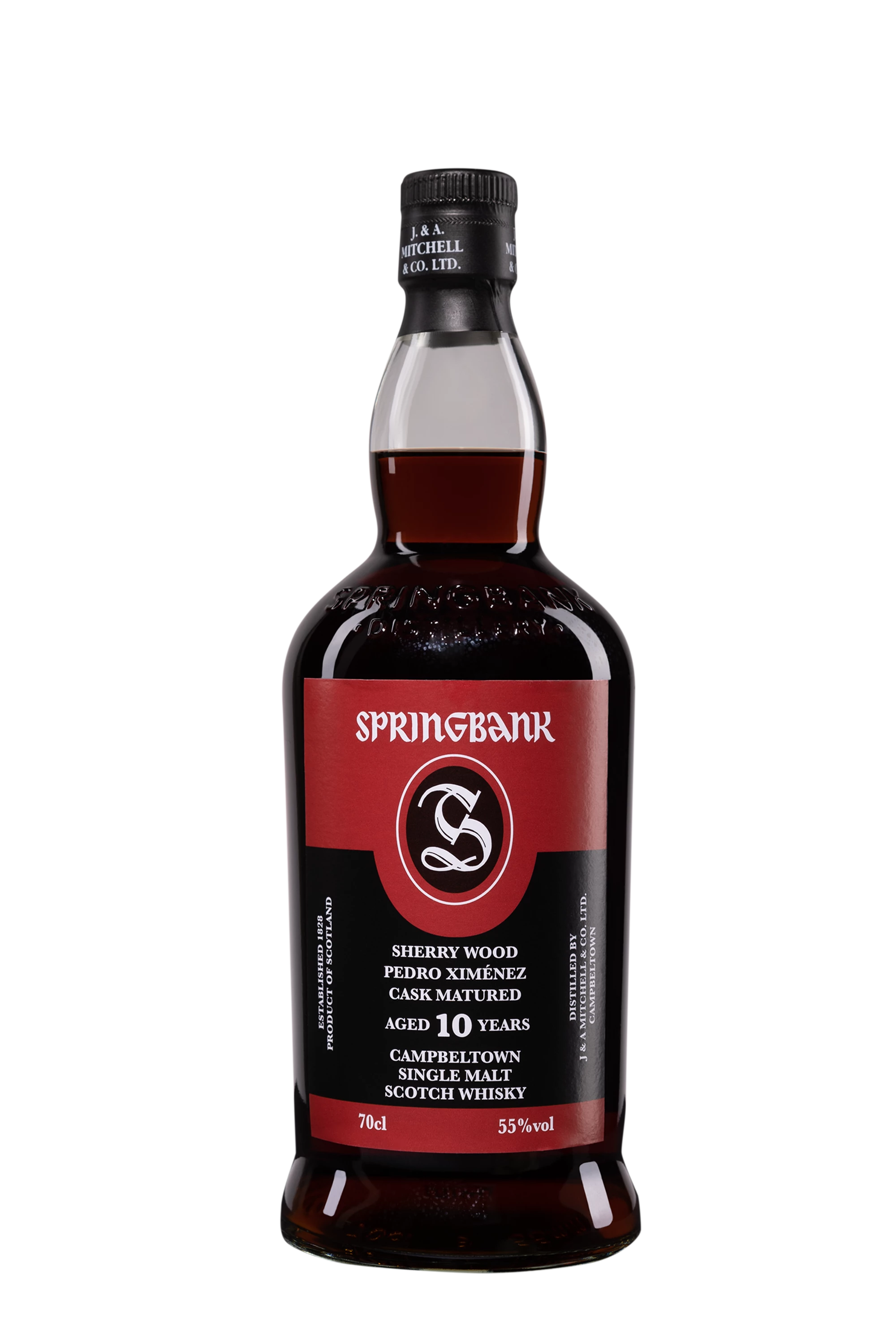 Springbank - Single Malt Scotch Whisky "10 Ans - Pedro Ximénez" 55°, 70cl