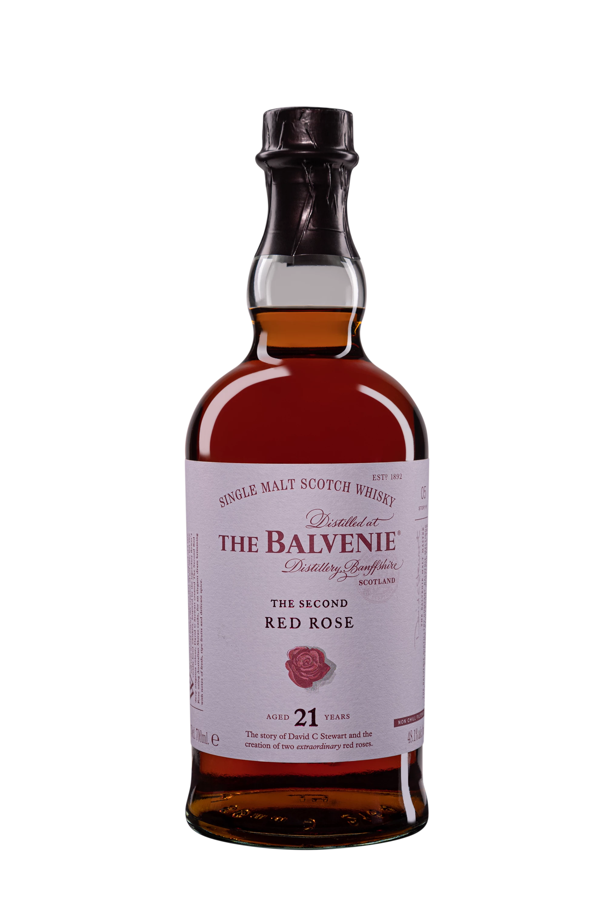 The Balvenie - Single Malt Scotch Whisky "21 Ans - Red Rose" 48.1° Giftbox, 70cl