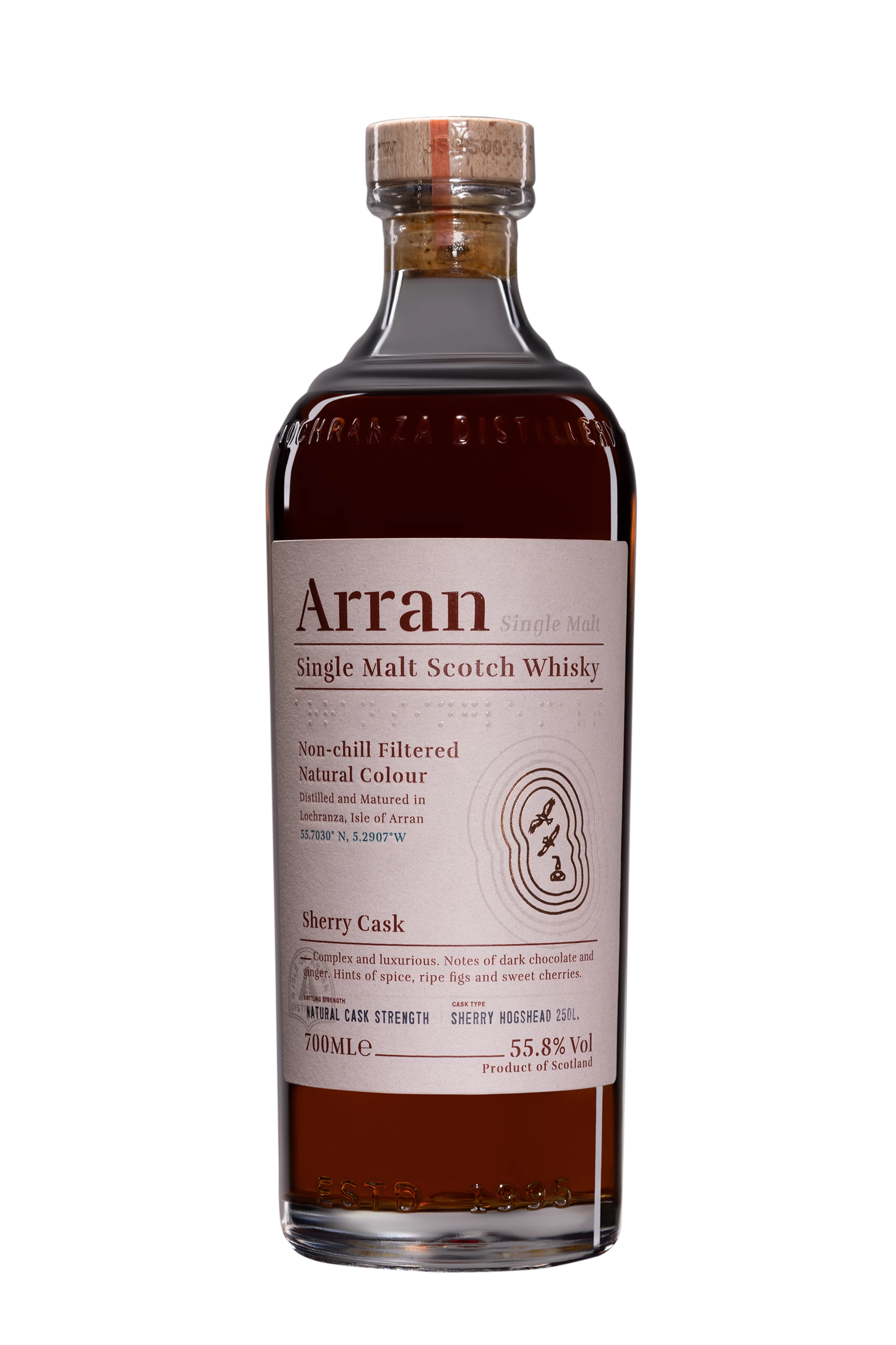 The Arran - Single Malt Scotch Whisky "Sherry Cask - The Bodega" 55.8° Giftbox, 70cl