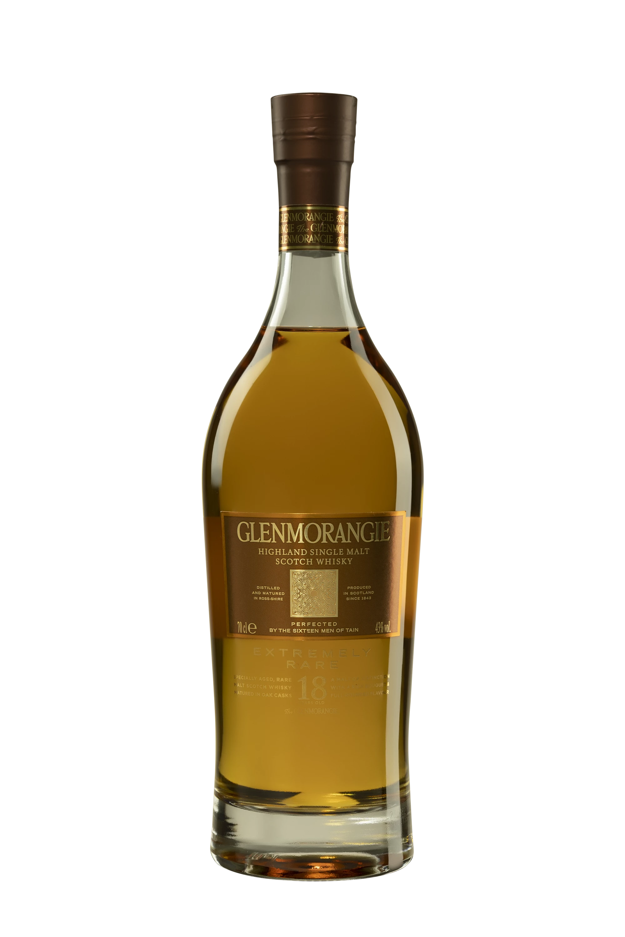 Glenmorangie - Single Malt Scotch Whisky "18 Ans - Extremely Rare" 43° Giftbox, 70cl