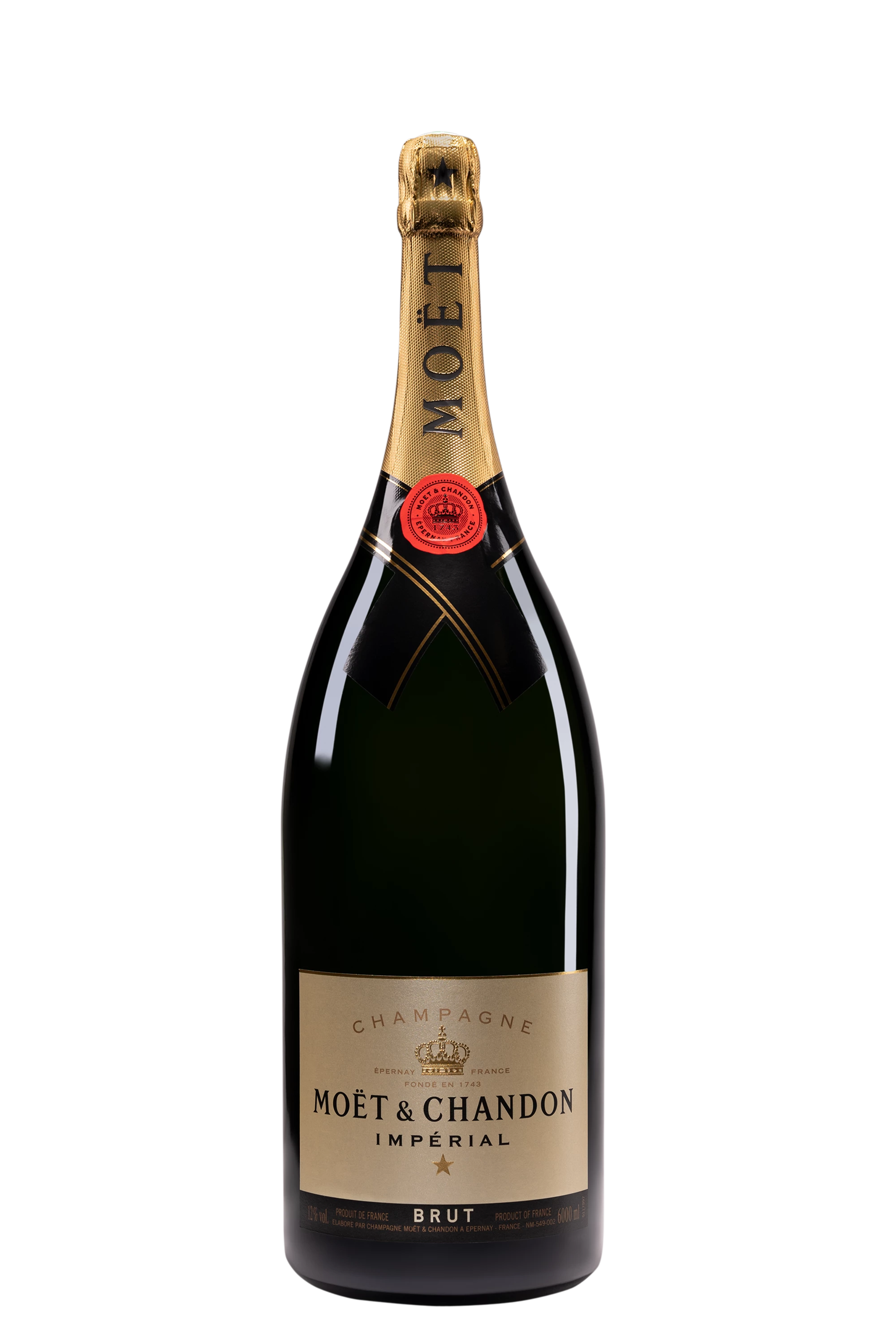 Maison Moët & Chandon - Champagne Brut "Impérial" Blanc NV 12°, 600cl