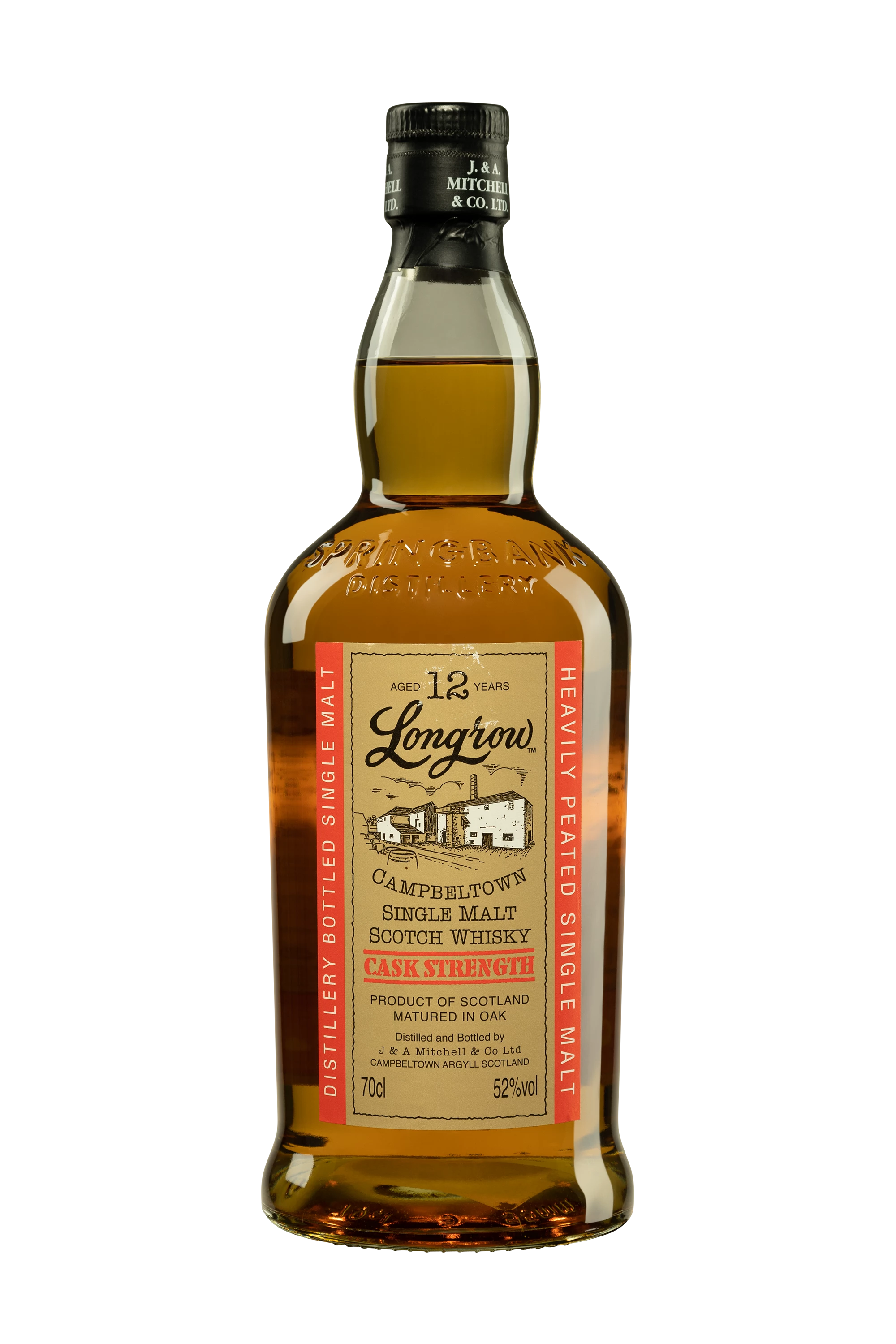 Springbank - Single Malt Scotch Whisky "12 Ans Longrow - Cask Strength" 1998 52° Giftbox, 70cl