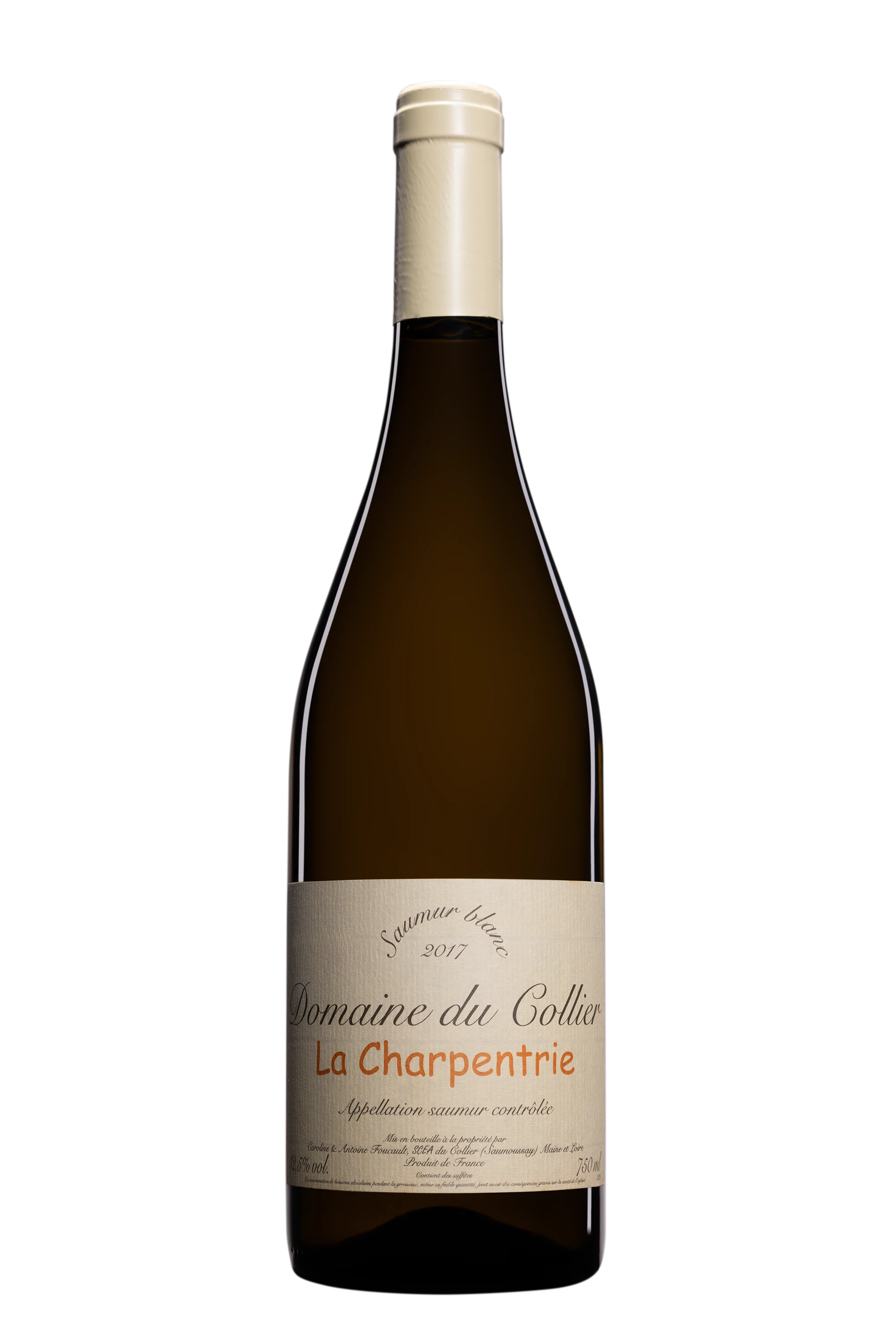 Domaine du Collier - Saumur "Charpentrie" Blanc 2017 12.5°, 75cl