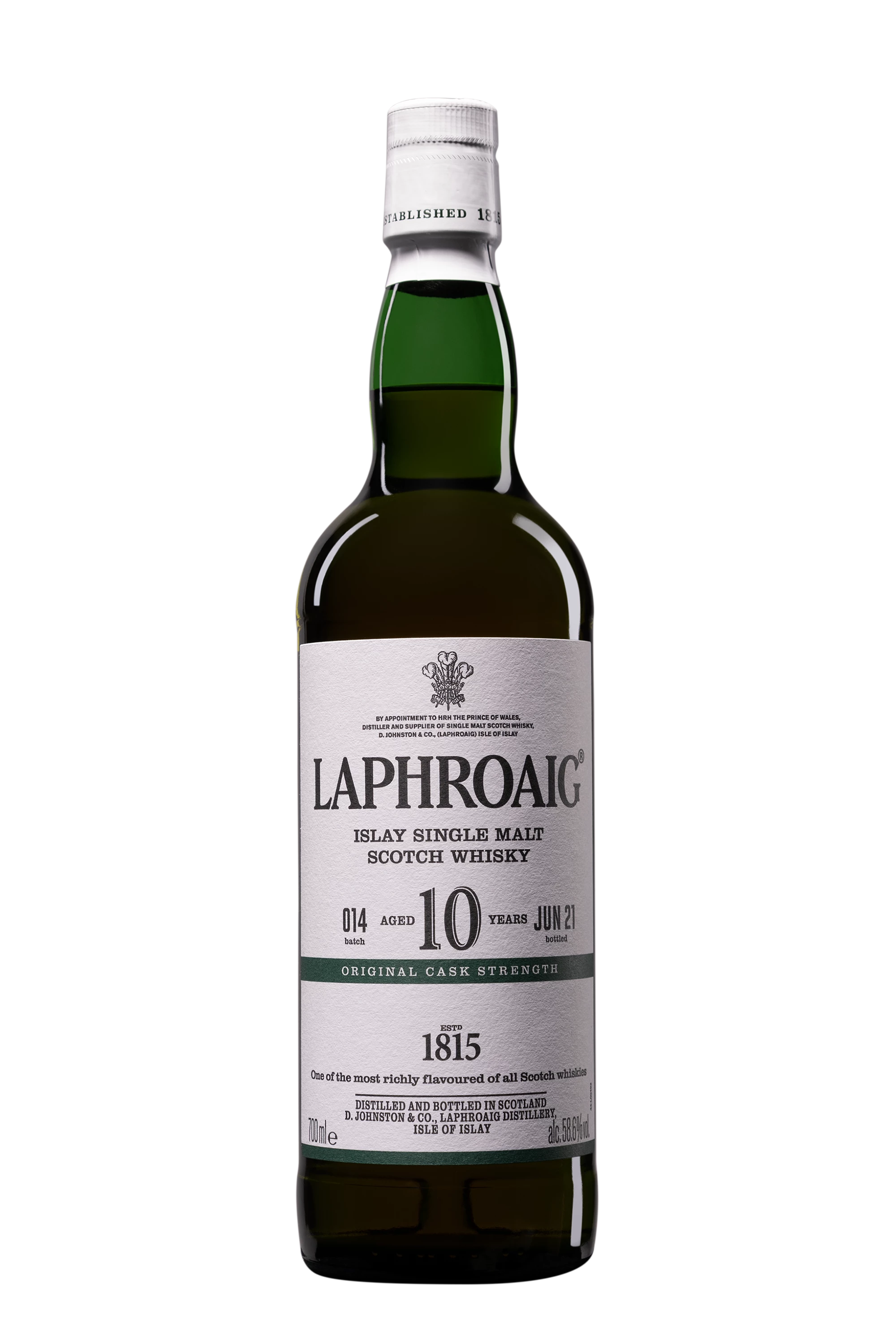 Laphroaig - Single Malt Scotch Whisky "10 Ans - Cask Strength Batch 014" 58.6° Giftbox, 70cl