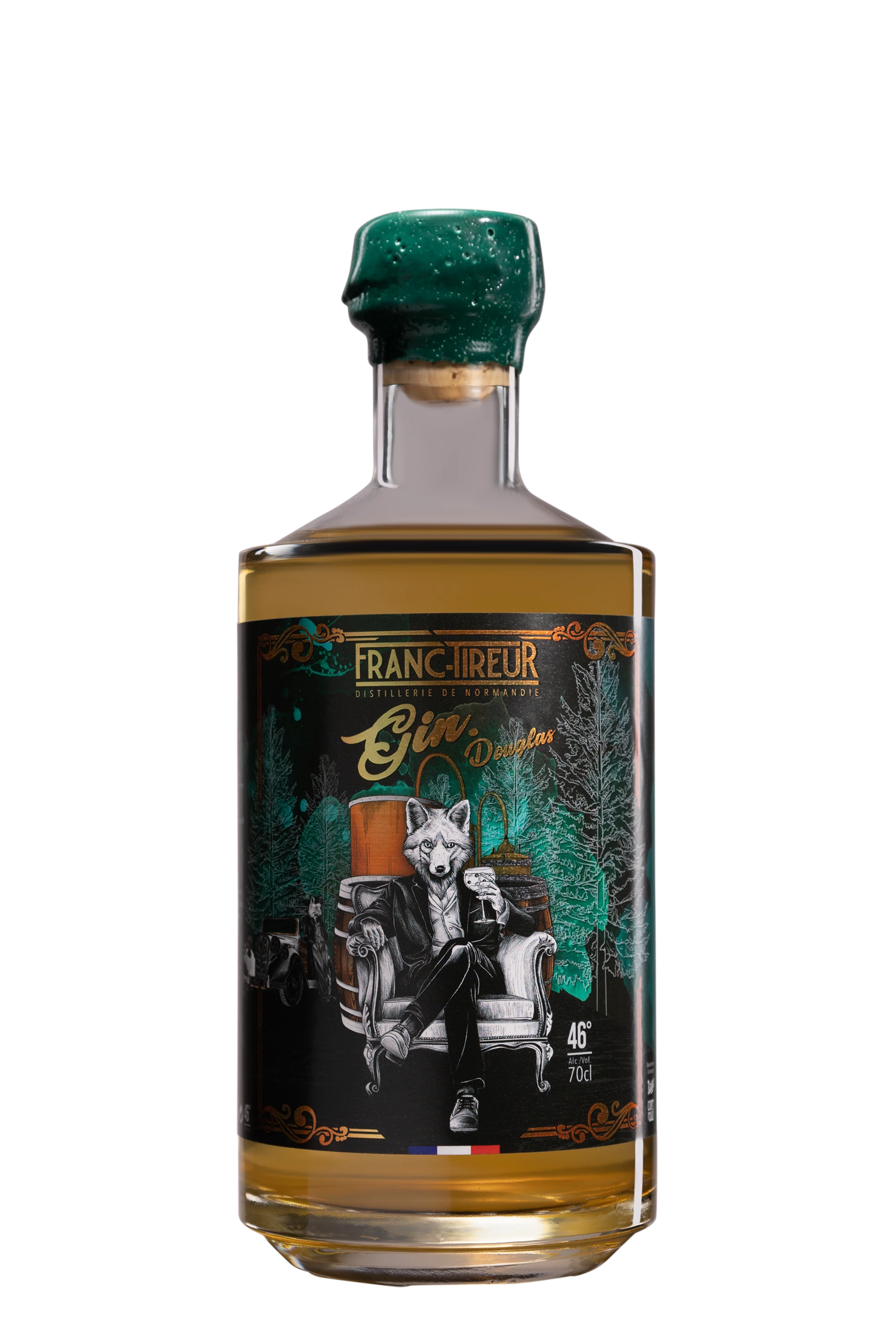 Distillerie Franc-Tireur - Gin "Douglas" Brun 43°, 70cl