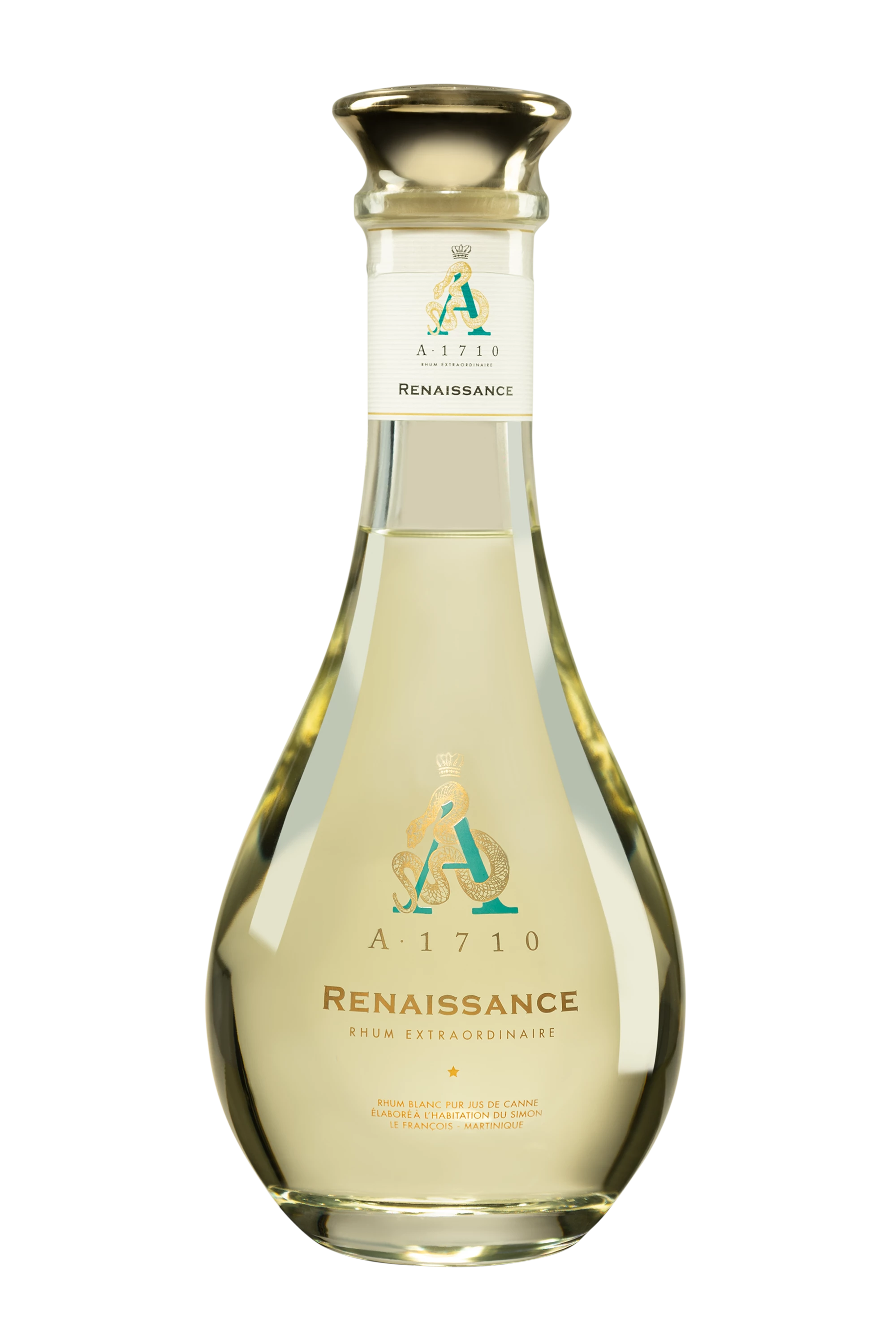A1710 - Rhum Agricole de Martinique "Renaissance" Blanc 52° Giftbox, 70cl