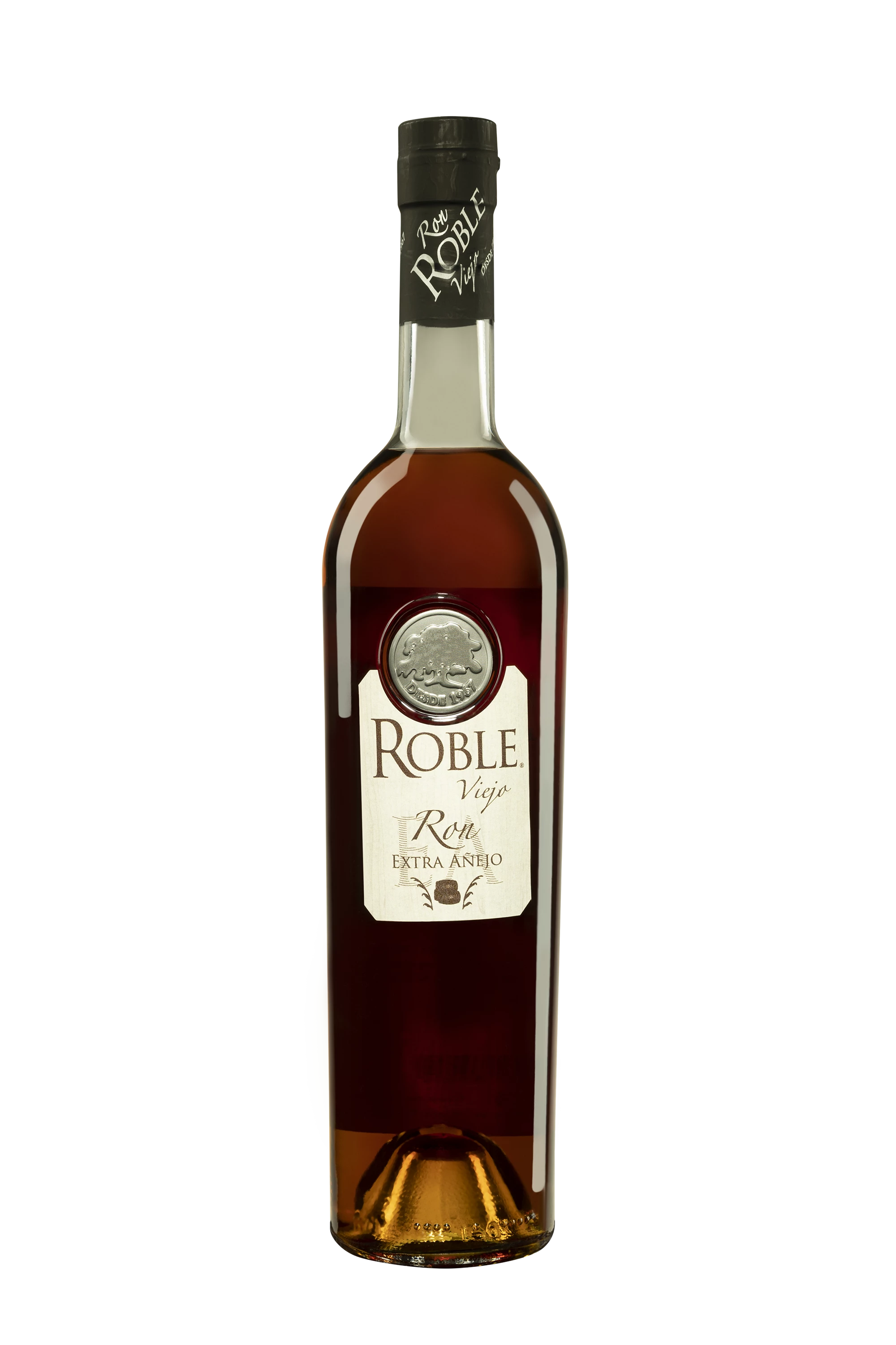 Roble Viejo - Molasses Venezuelan Rhum "Extra Anejo" Brun 40° Giftbox, 70cl