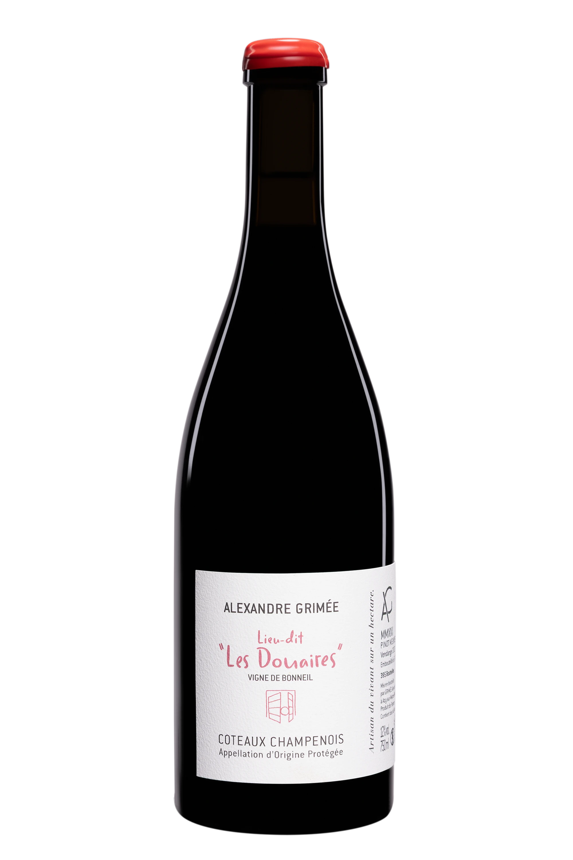Domaine Alexandre Grimée - Coteaux Champenois "Les Douaires" Rouge Vendange 2022 12° Giftbox, 75cl