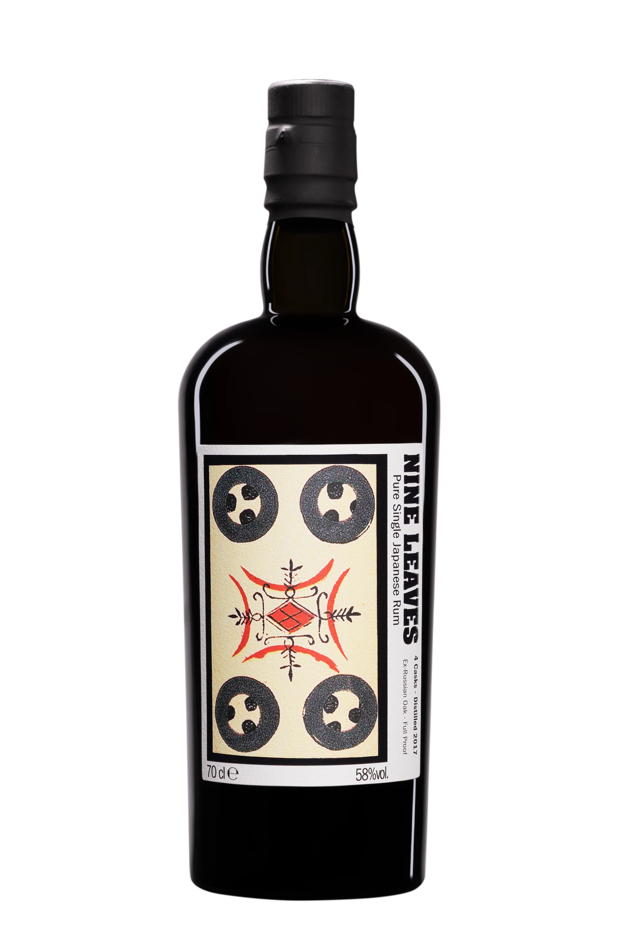 Vélier - Agricultural Japanese Rhum "Nine Leaves - Ex-Russian Oak - Small Batch" Brun 2017 58°, 70cl