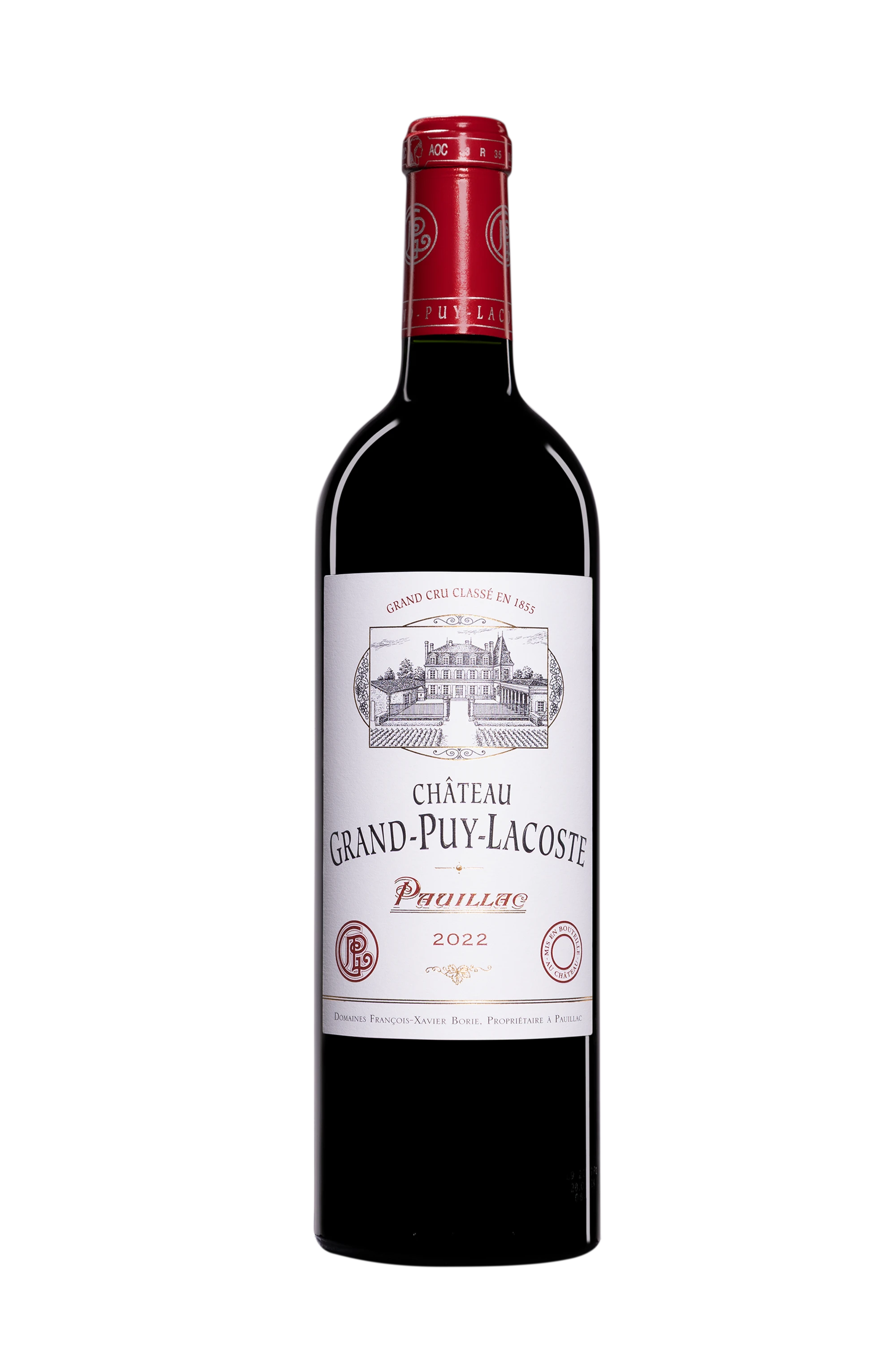 Château Grand-Puy-Lacoste - Pauillac 5ème Grand Cru Classé "5ème Grand Cru Classé" Rouge 2022 14°, 75cl