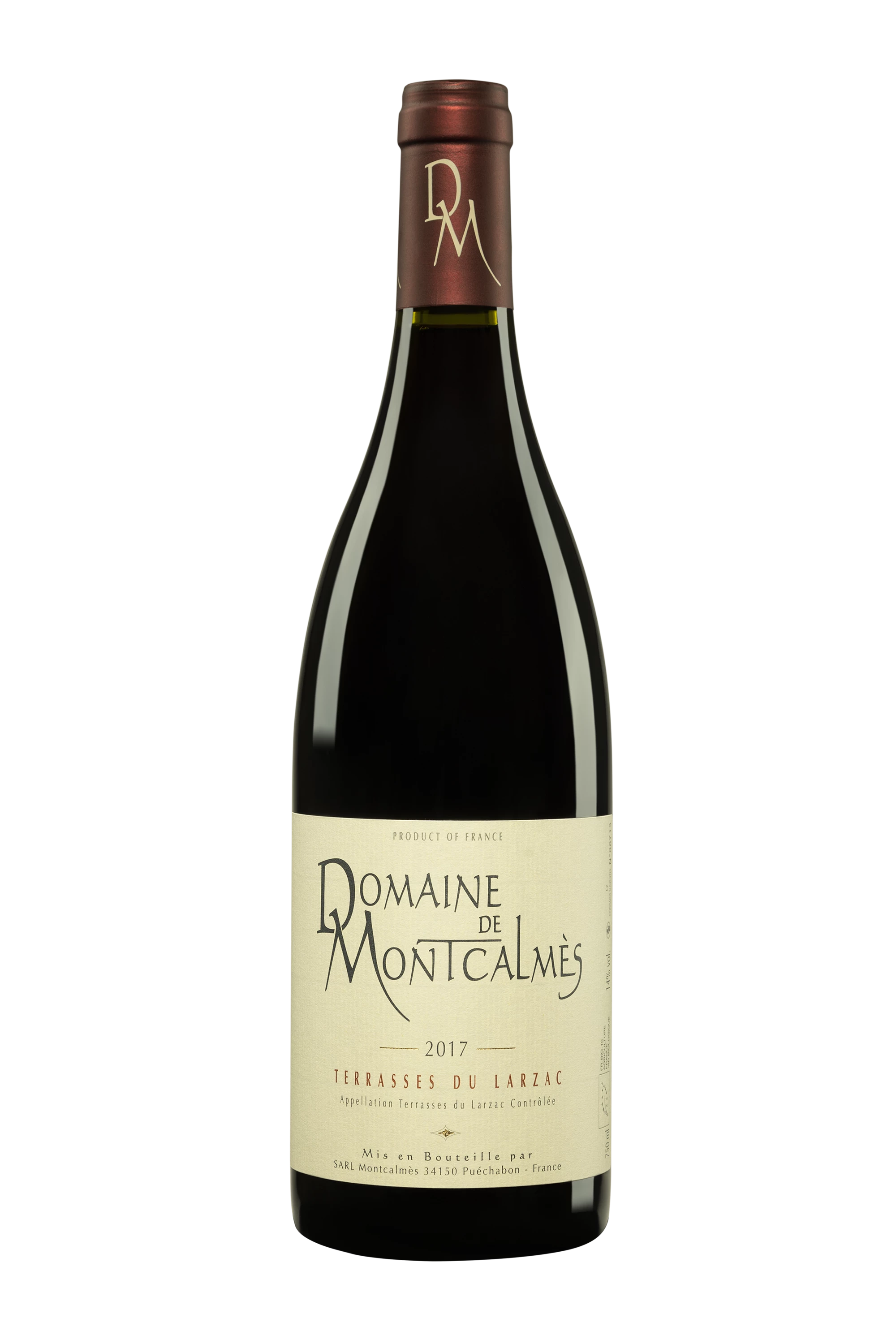 Domaine de Montcalmès - Terrasses du Larzac Rouge 2017 14°, 75cl