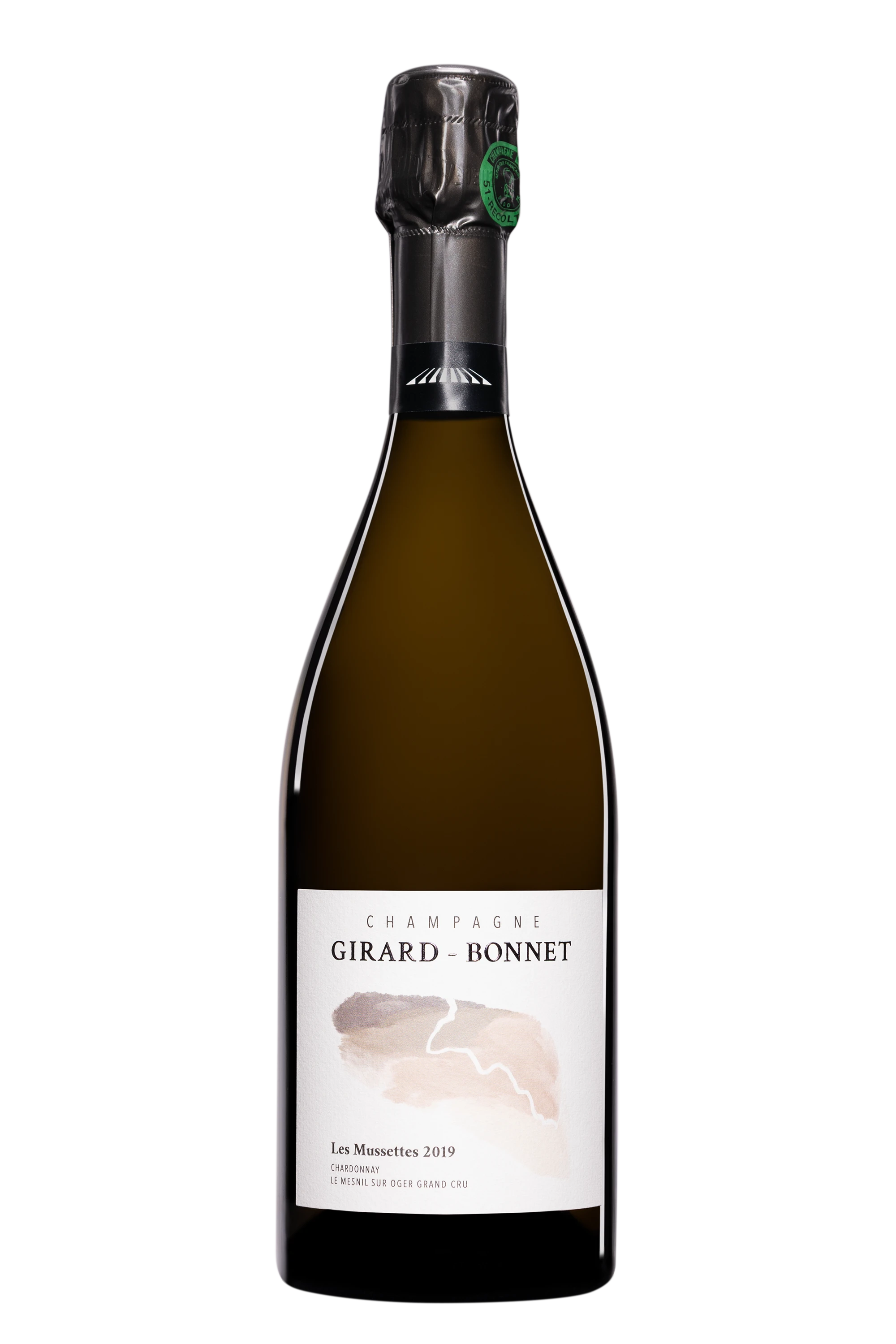 Champagne Girard-Bonnet - Champagne Extra-Brut Grand Cru Blanc de Blancs Millésimé "Les Mussettes" Blanc 2019 Dégorgement 15 Oct. 2024 13°, 75cl
