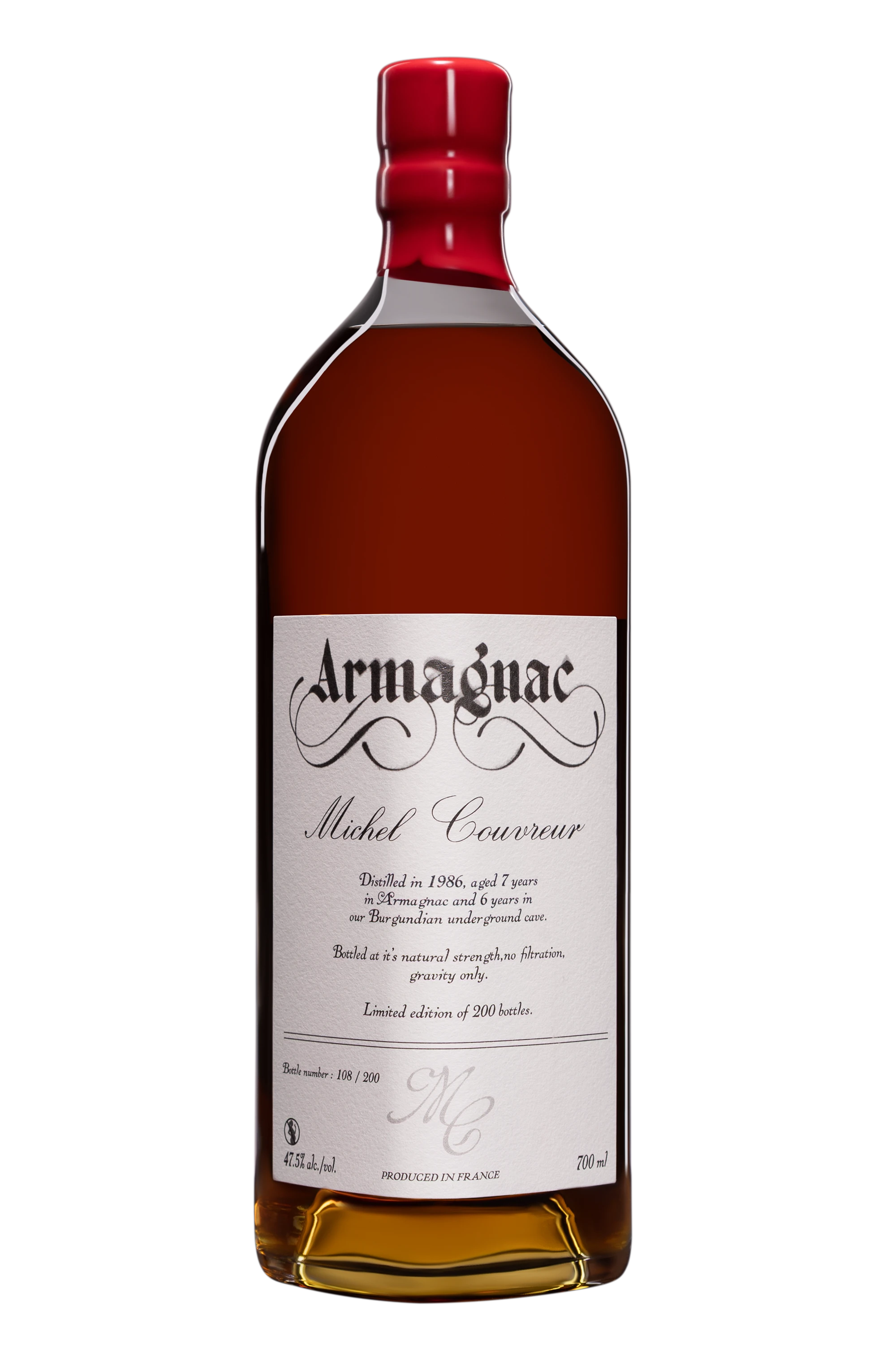 Michel Couvreur - Armagnac "13 Ans" Brun NV 47.5°, 70cl