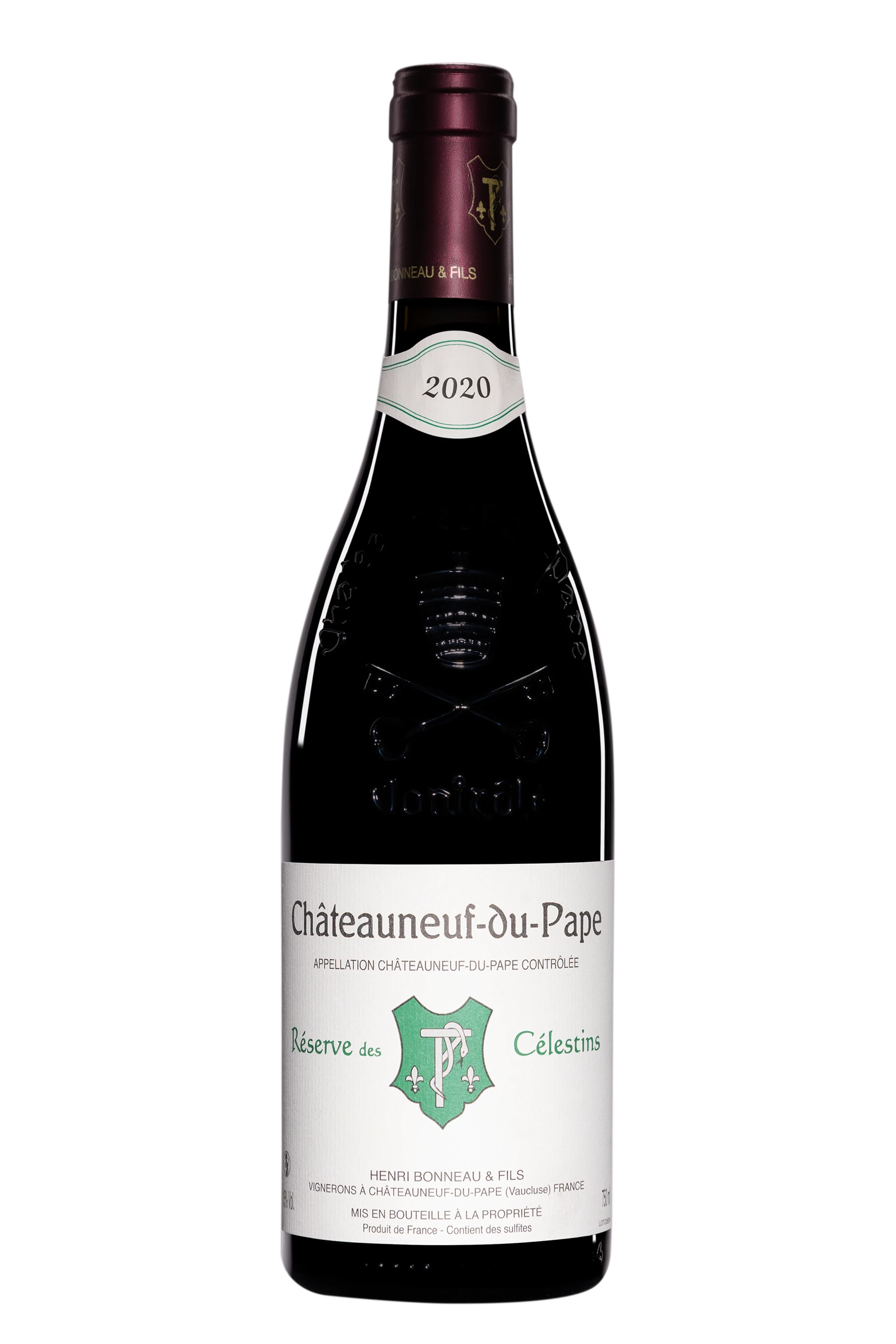 Domaine Henri Bonneau - Châteauneuf-du-Pape "Réserve des Célestins" Rouge 2020 15° Silk paper, 75cl