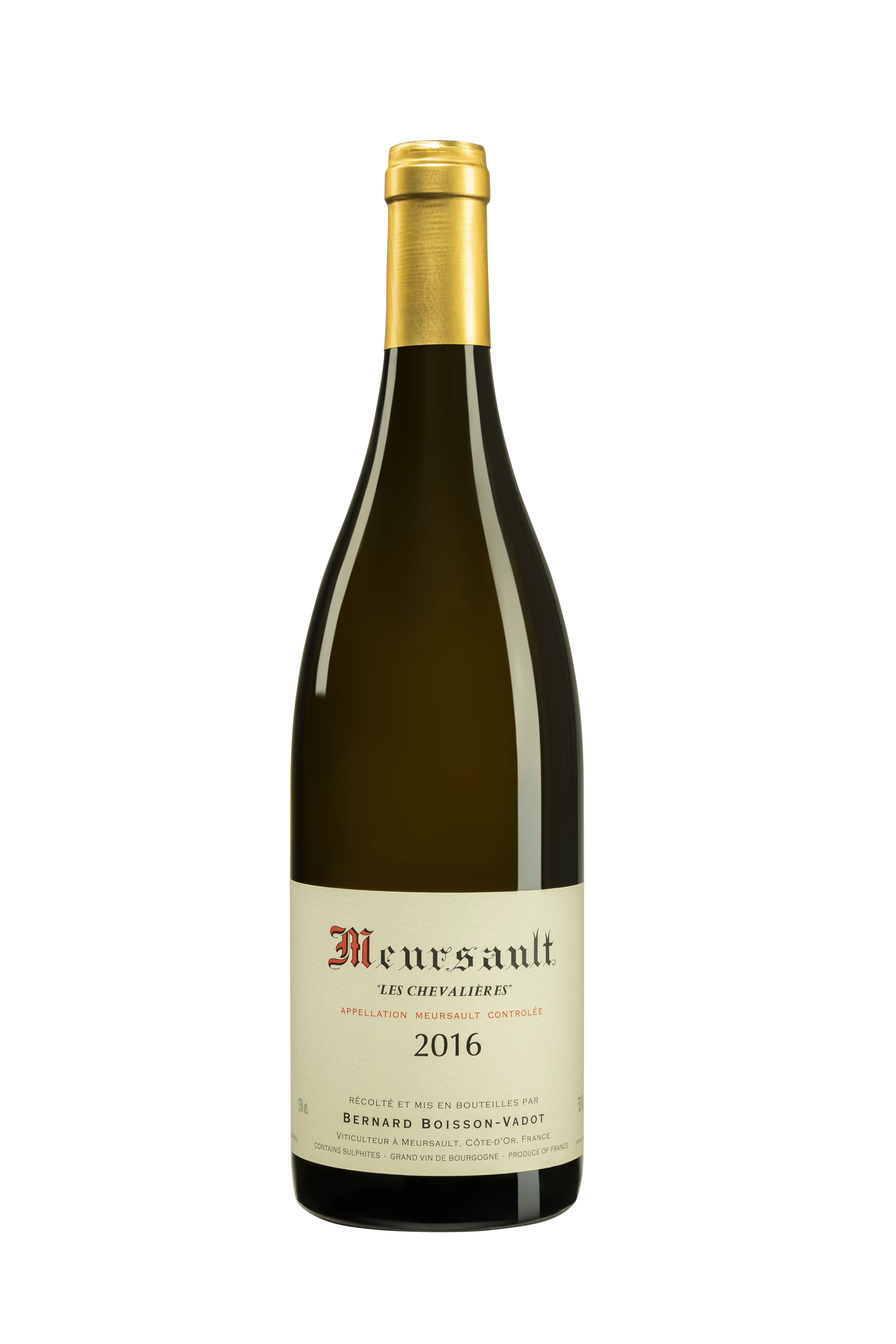 Domaine Bernard Boisson-Vadot - Meursault "Les Chevalières" Blanc 2016, 75cl