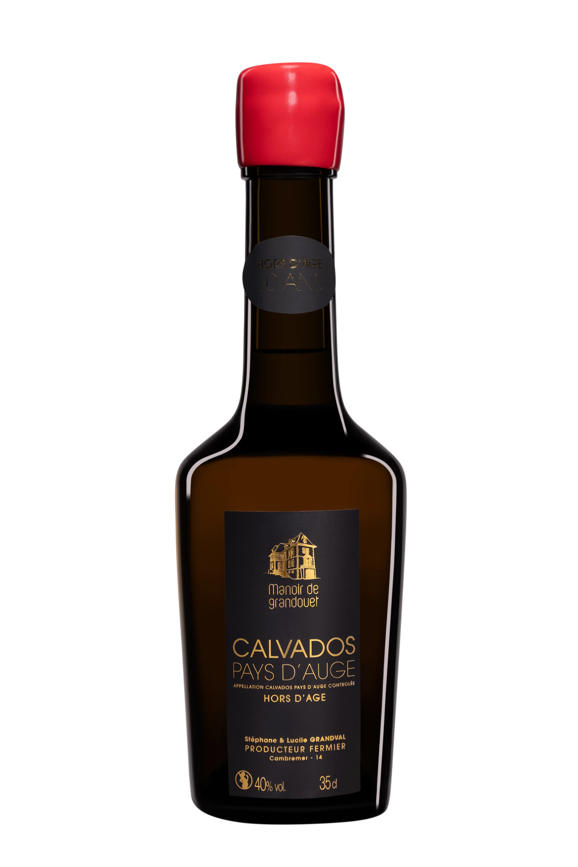 Manoir de Grandouet - Calvados du Pays d'Auge "10 Ans - Hors d'Âge" 40°, 35cl
