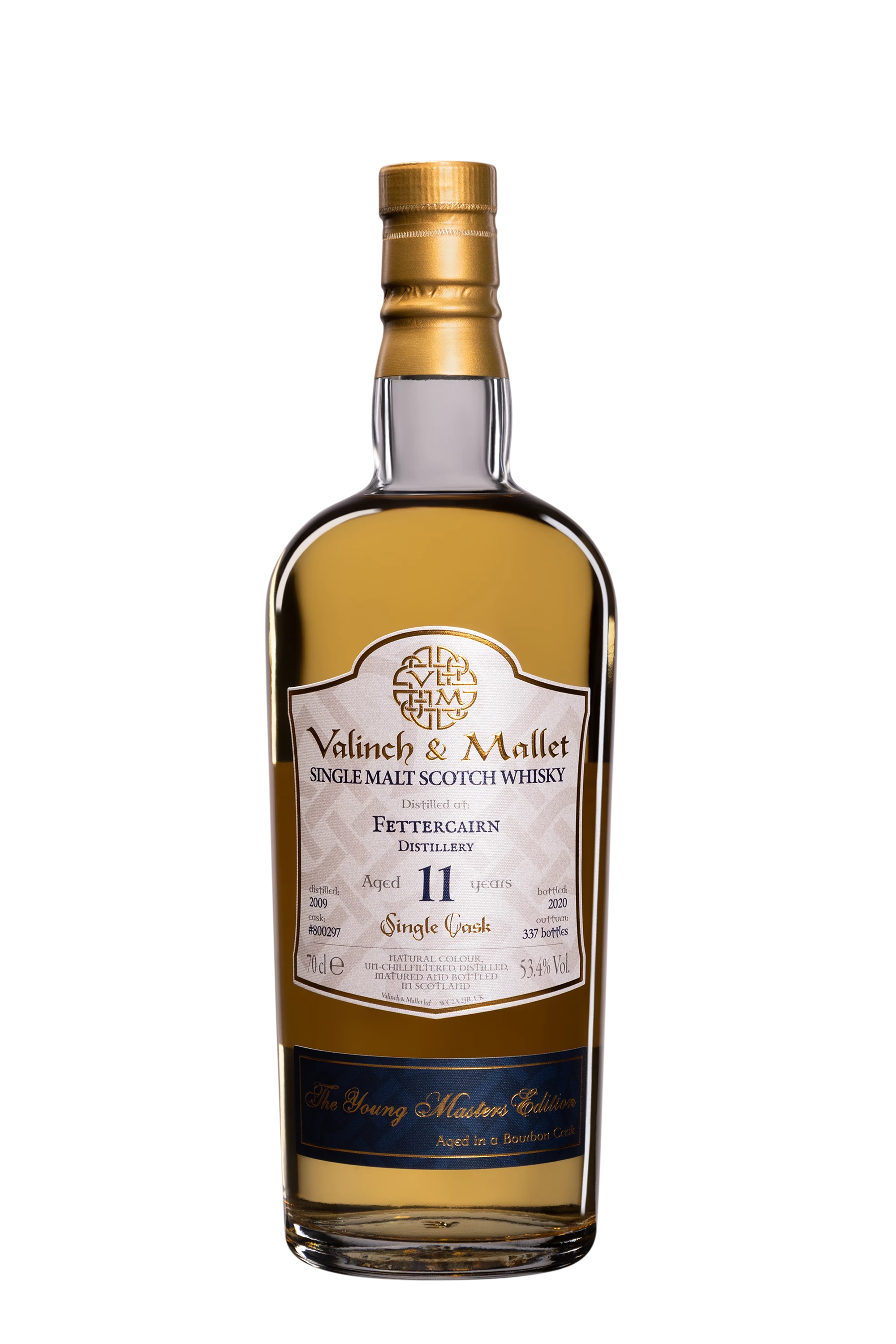 Valinch & Mallet - Single Malt Scotch Whisky "11 Ans Fettercairn" 2009 53.4° Giftbox, 70cl