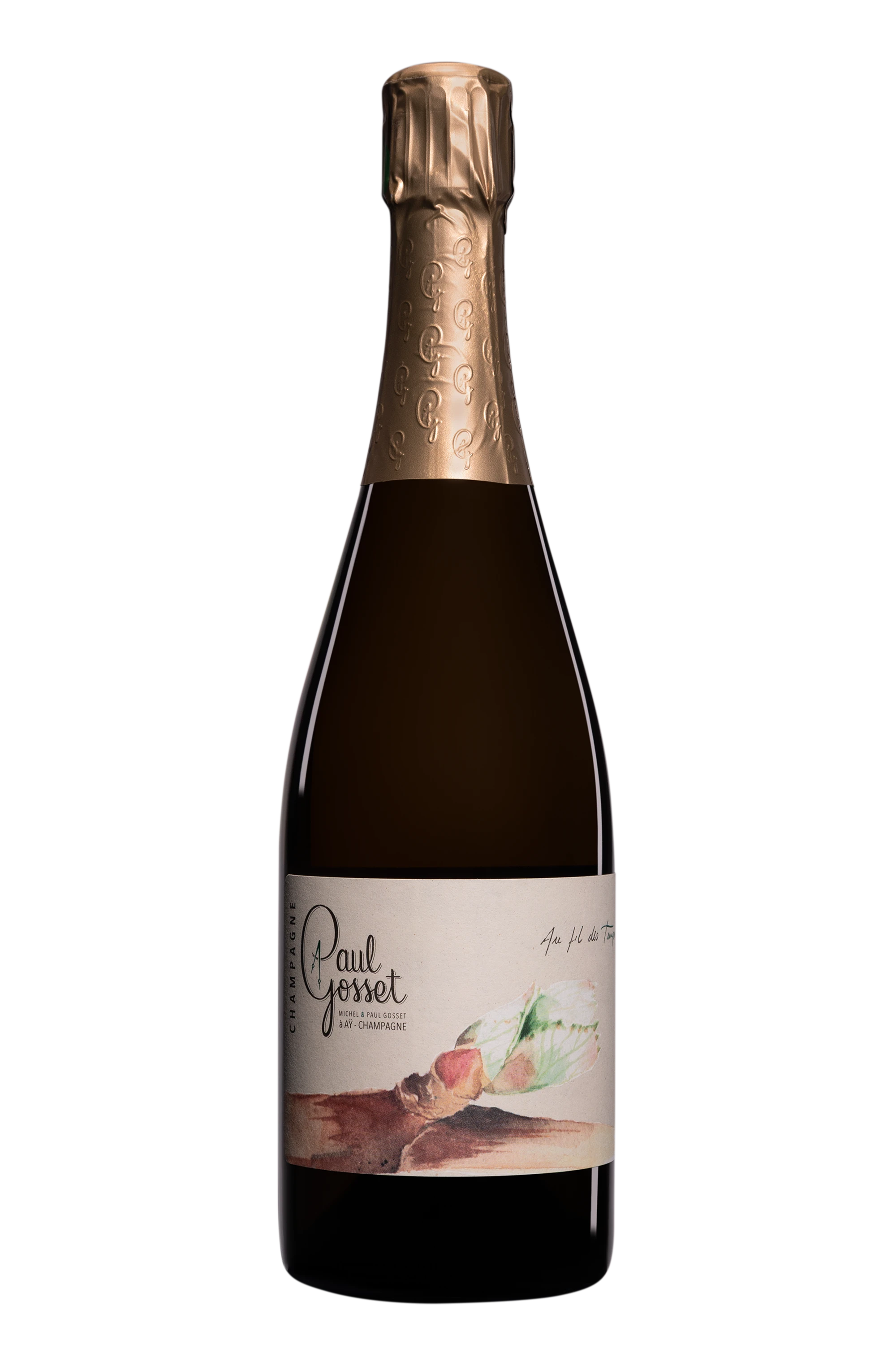 Domaine Paul Gosset - Champagne Extra-Brut "Au Fil des Temps : Le Printemps" Blanc NV Dégorgement 05 Mar. 2025 12.5°, 75cl