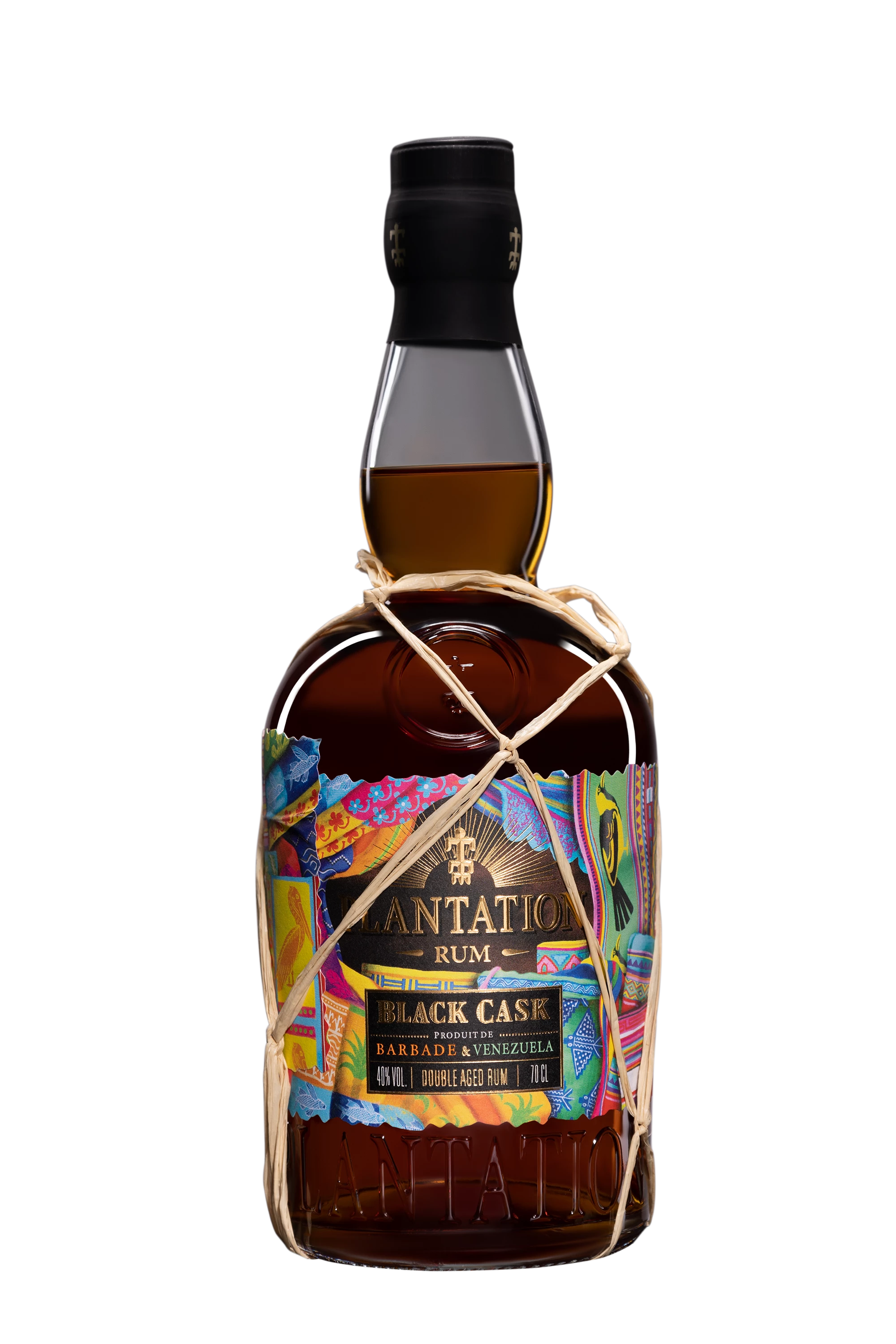 Plantation - Molasses Rhum "Black Cask" Brun 40°, 70cl