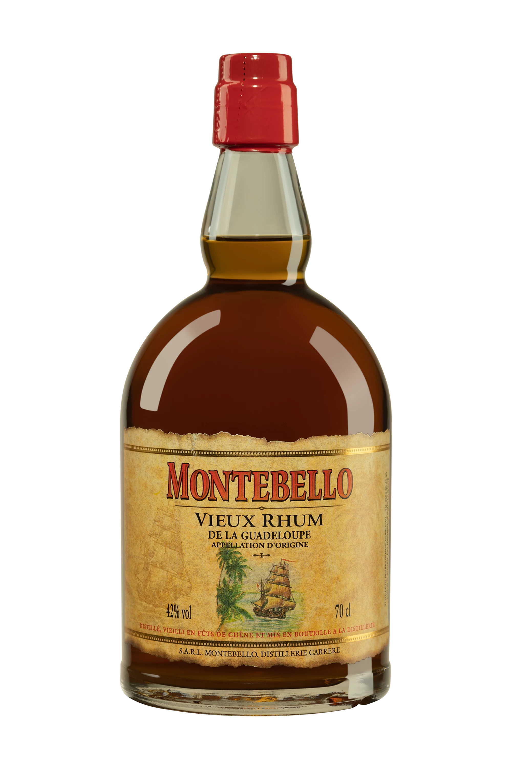 Montebello - Rhum Vieux Agricole de Guadeloupe "11 ans" Brun 42°, 70cl