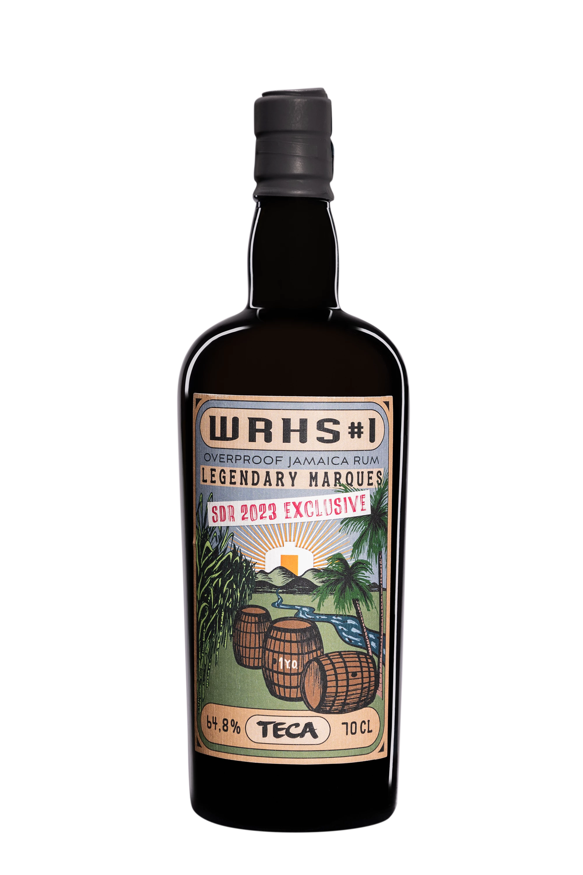 Warehouse #1 - Molasses Jamaican Rhum "1 Ans Long Pond - TECA" Brun 64.8°, 70cl