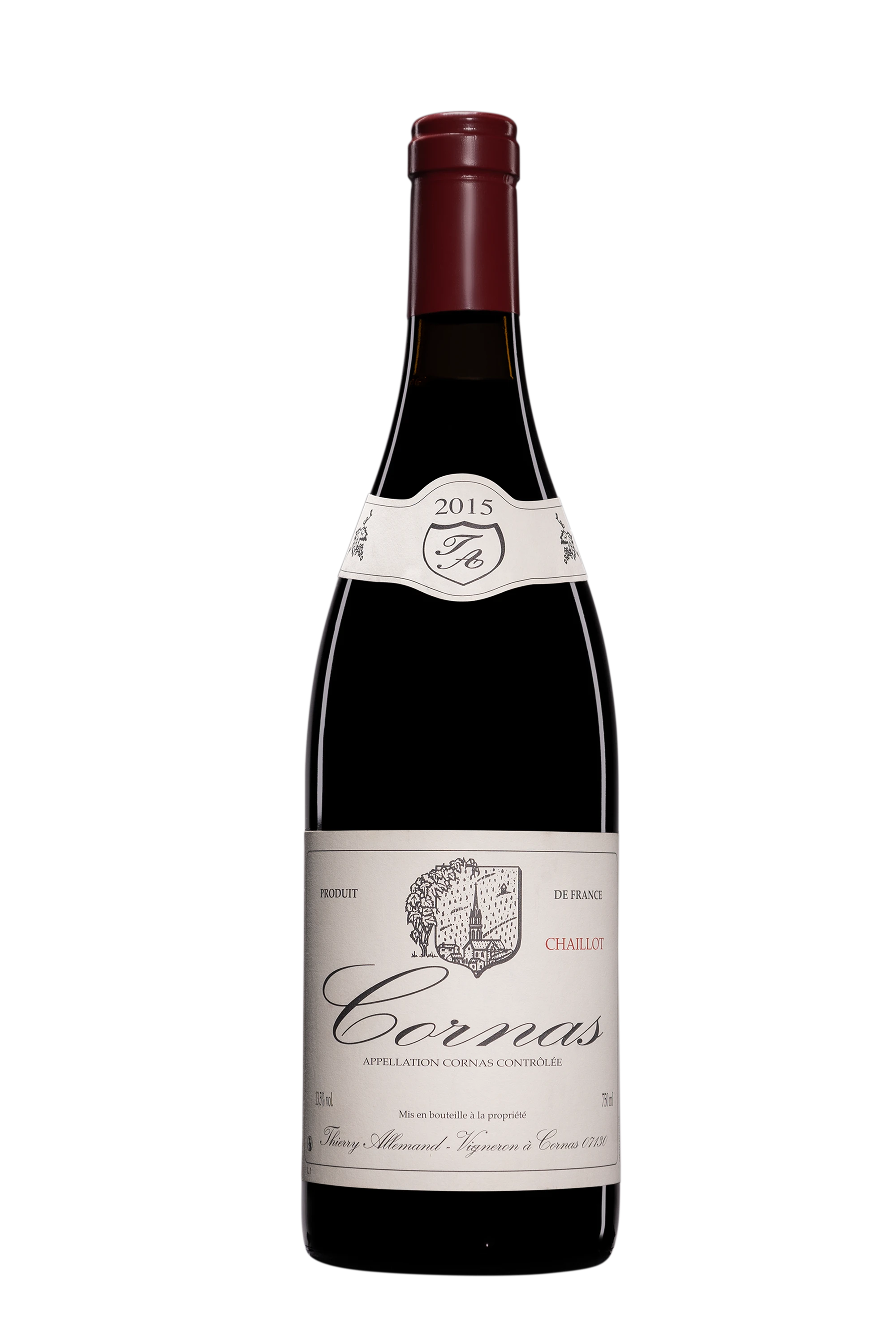 Domaine Thierry Allemand - Cornas "Chaillots" Rouge 2015, 75cl