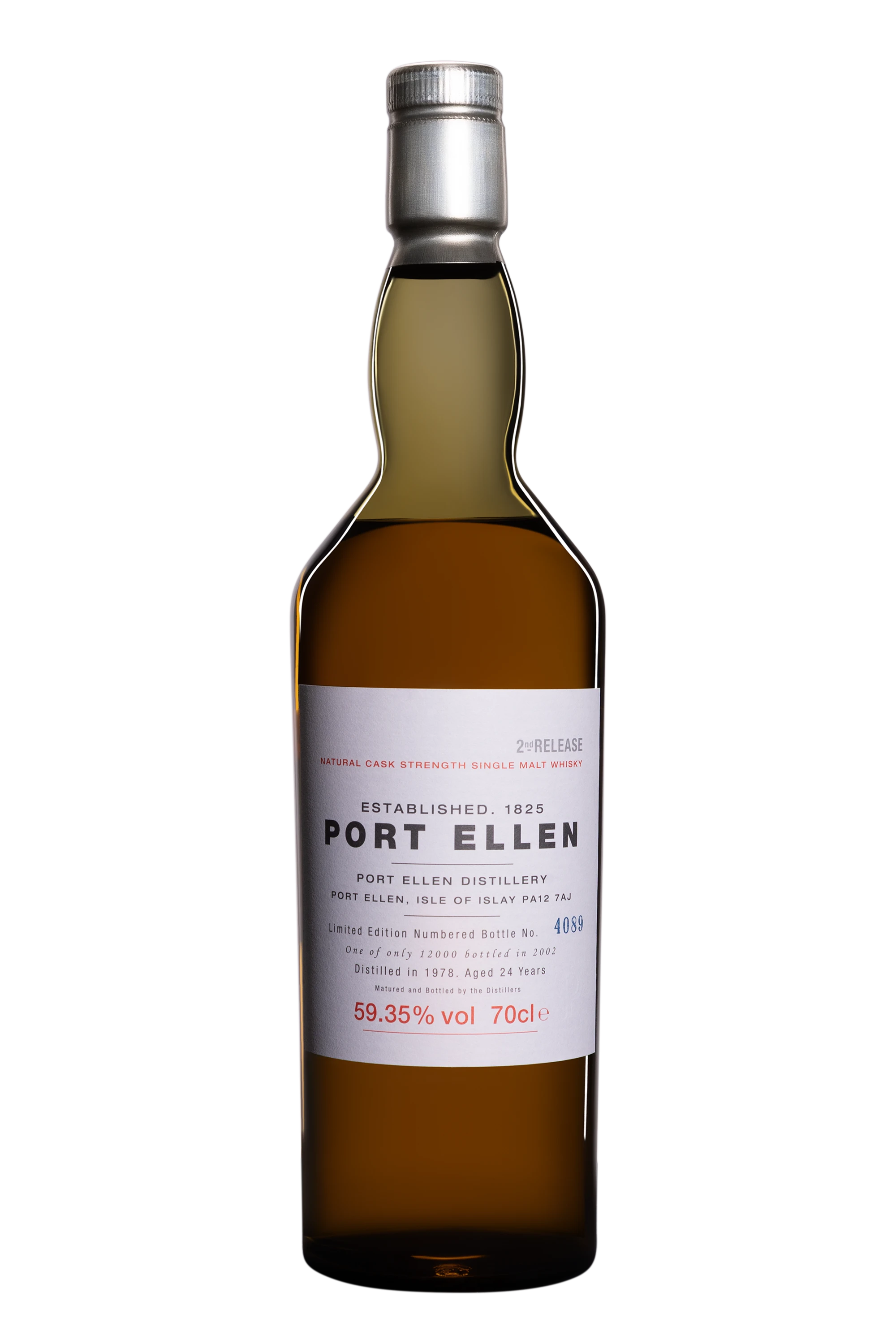 Port Ellen - Single Malt Scotch Whisky "24 Ans - 2nd Release" 1978 59.35° Giftbox, 70cl