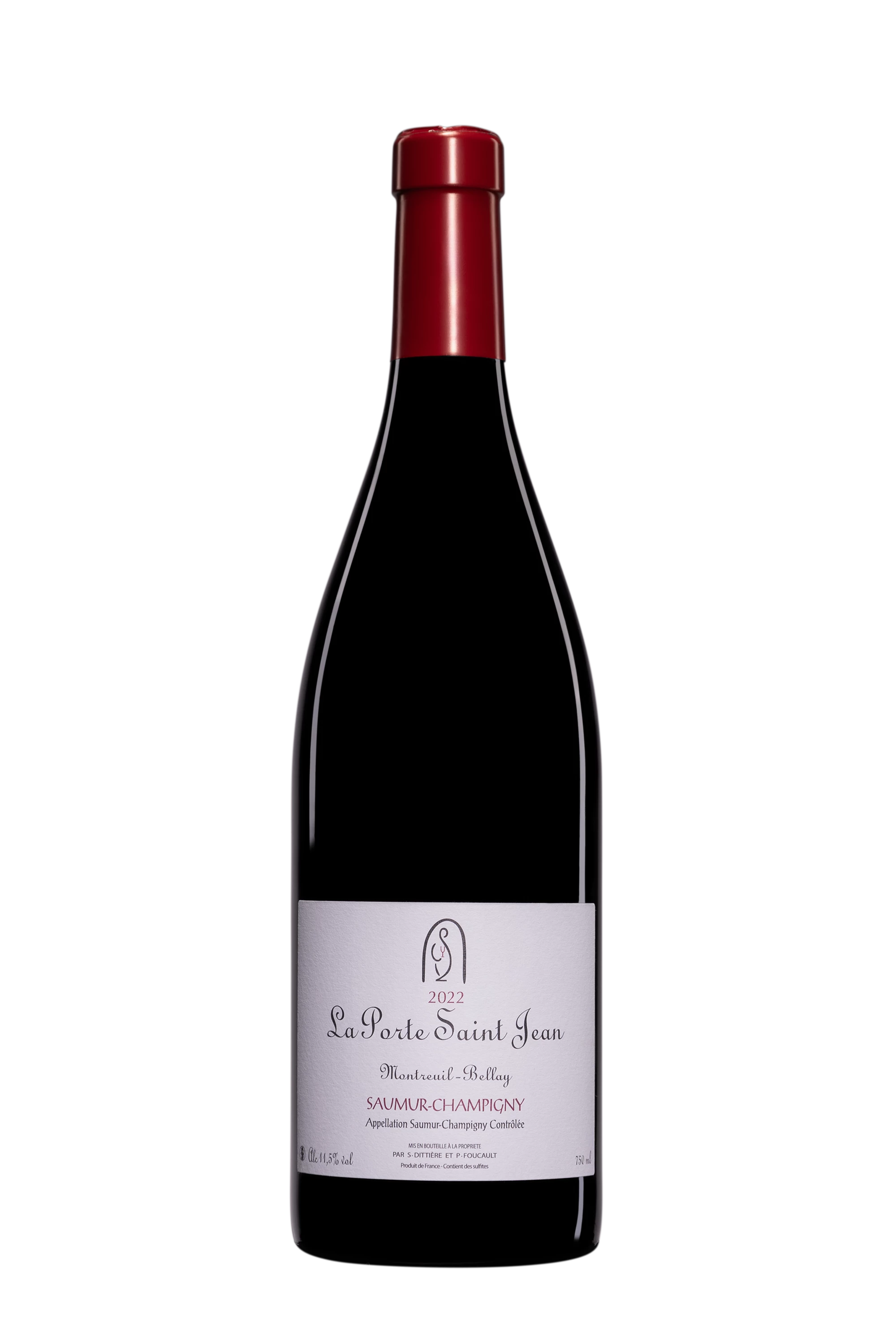 Domaine La Porte Saint Jean - Saumur-Champigny Rouge 2022 11.5°, 75cl