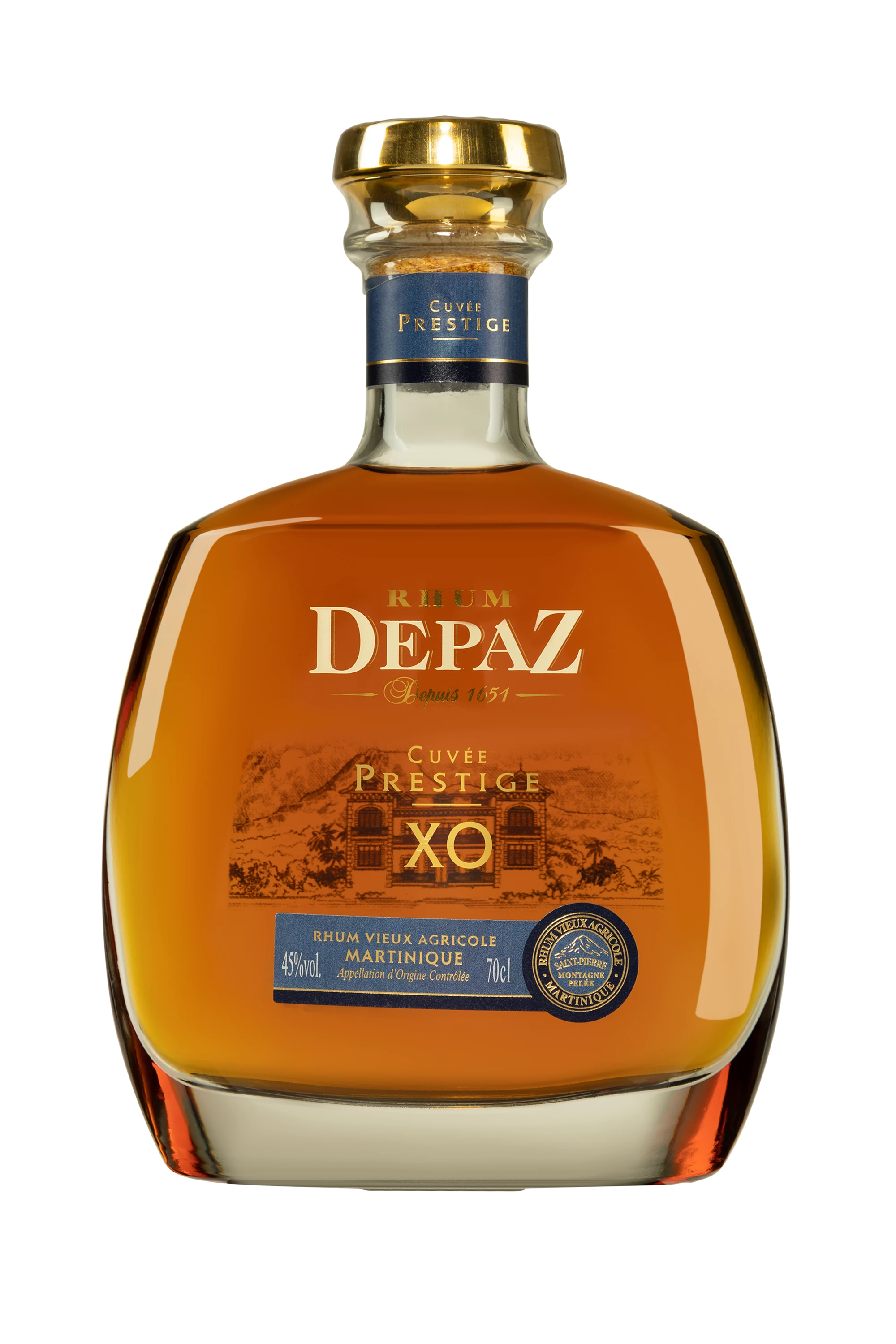 Depaz - Rhum Vieux Agricole de Martinique "XO - Cuvée Prestige" Brun 45° Giftbox, 70cl