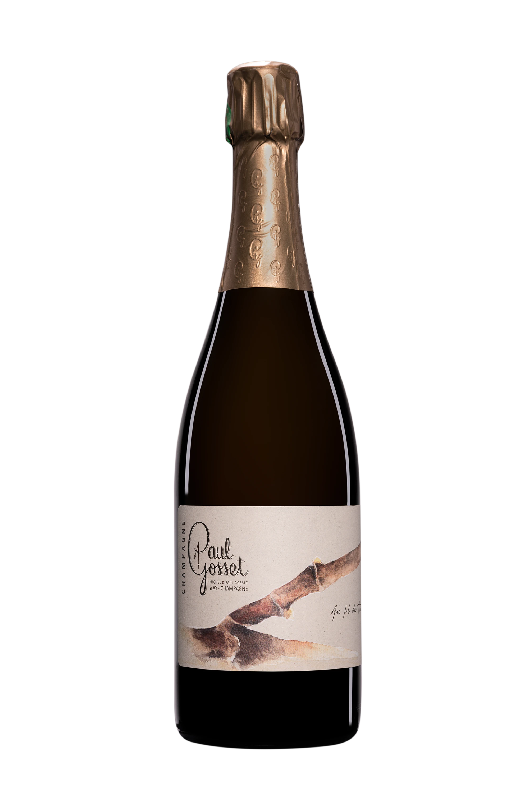 Domaine Paul Gosset - Champagne Extra-Brut Blanc de Noirs "Au Fil des Temps : Hiver" Blanc Vendange 2020 Dégorgement 02 Apr. 2024 12.5°, 75cl