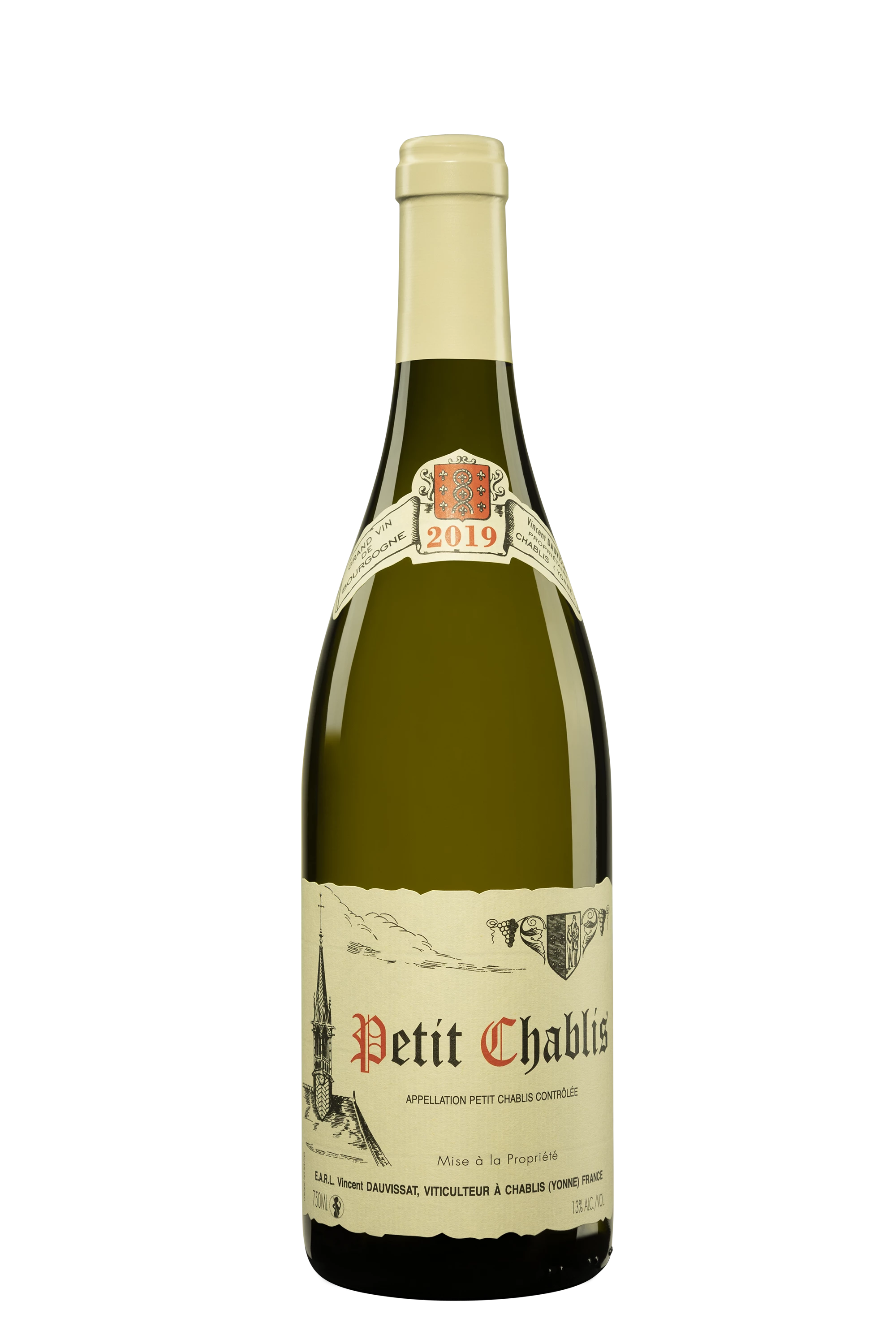 Domaine Vincent Dauvissat - Petit Chablis Blanc 2019 13°, 75cl