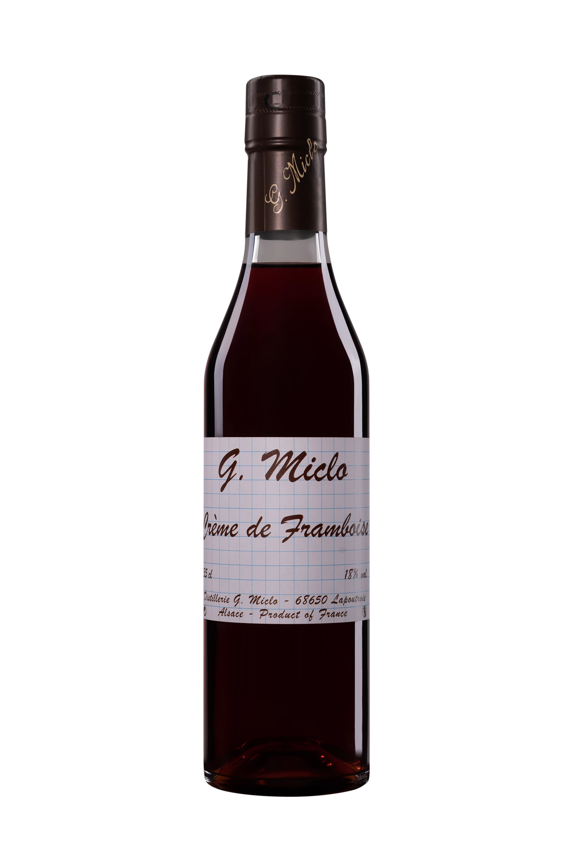Distillerie Gilbert Miclo - Crème d'Alsace "Framboise" 18° Giftbox, 35cl