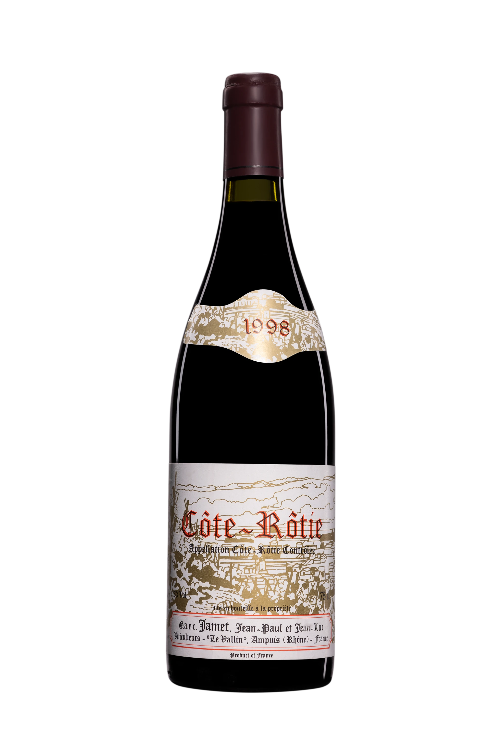 Domaine Jamet - Côte-Rotie Rouge 1998 13°, 75cl