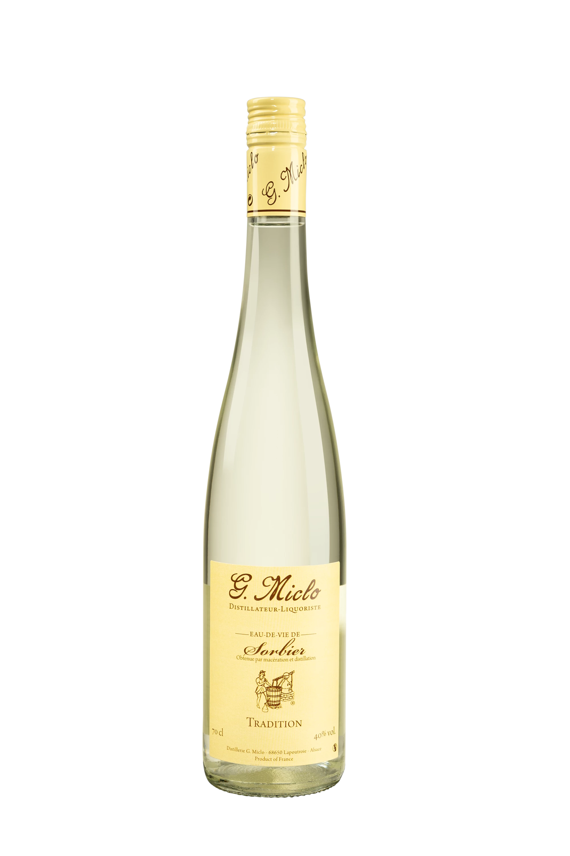 Distillerie Gilbert Miclo - Eau de Vie d'Alsace "Sorbier - Tradition" 40° Giftbox, 70cl