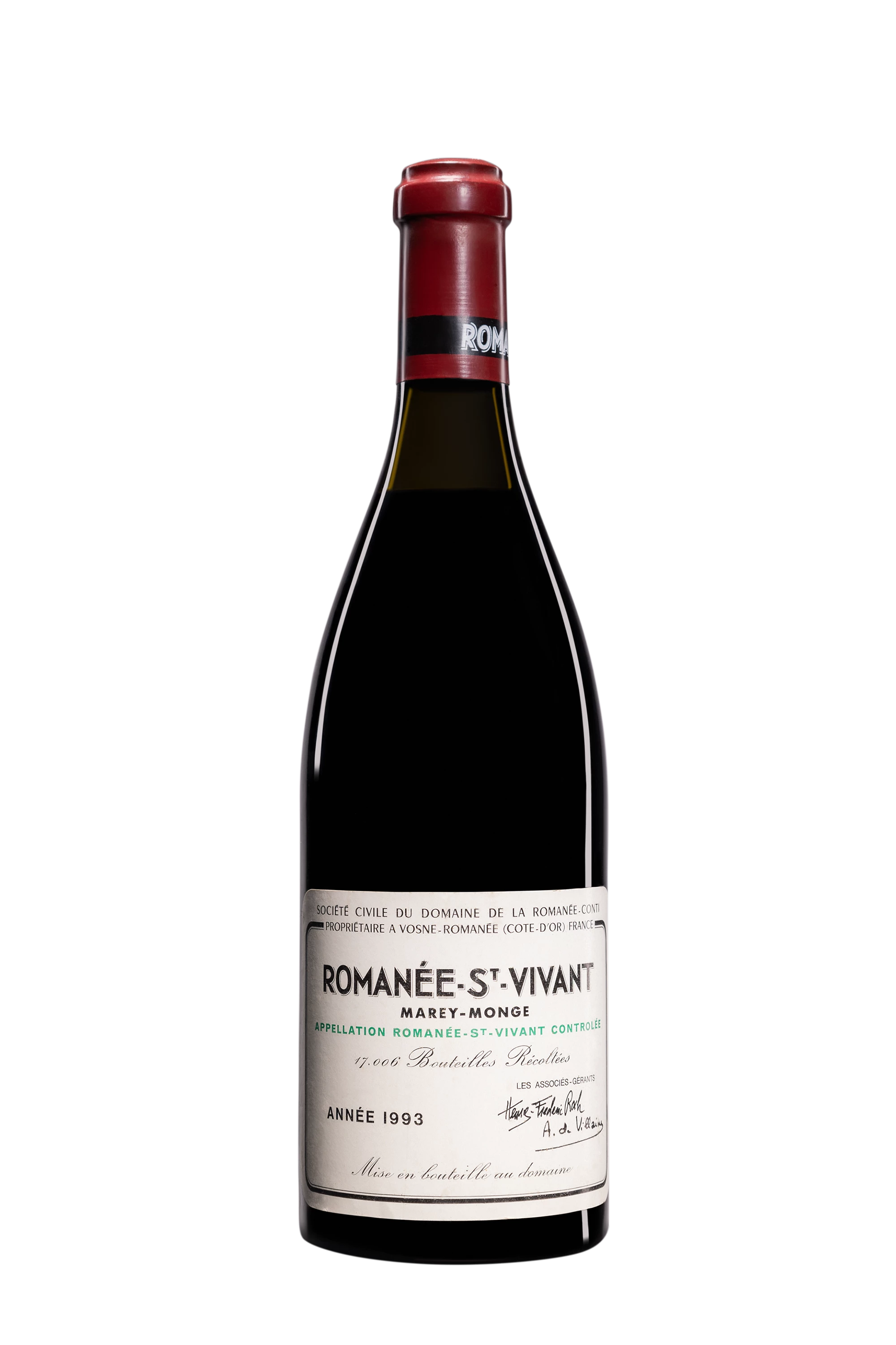 Domaine de la Romanée Conti - Romanée-Saint-Vivant Grand Cru "Marey-Monge" Rouge 1993 13°, 75cl