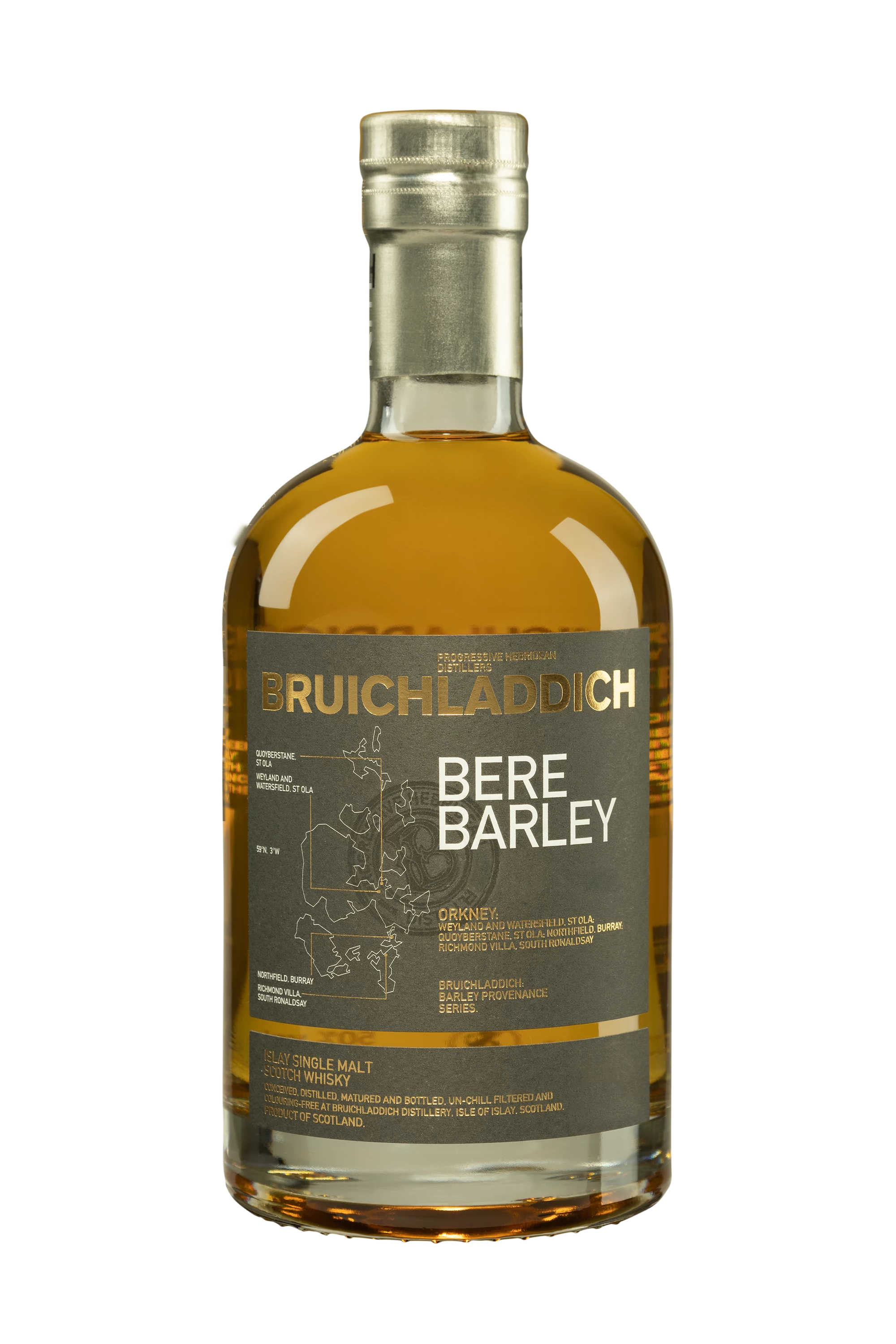 Bruichladdich - Single Malt Scotch Whisky "Bere Barley" 2010 50° Giftbox, 70cl