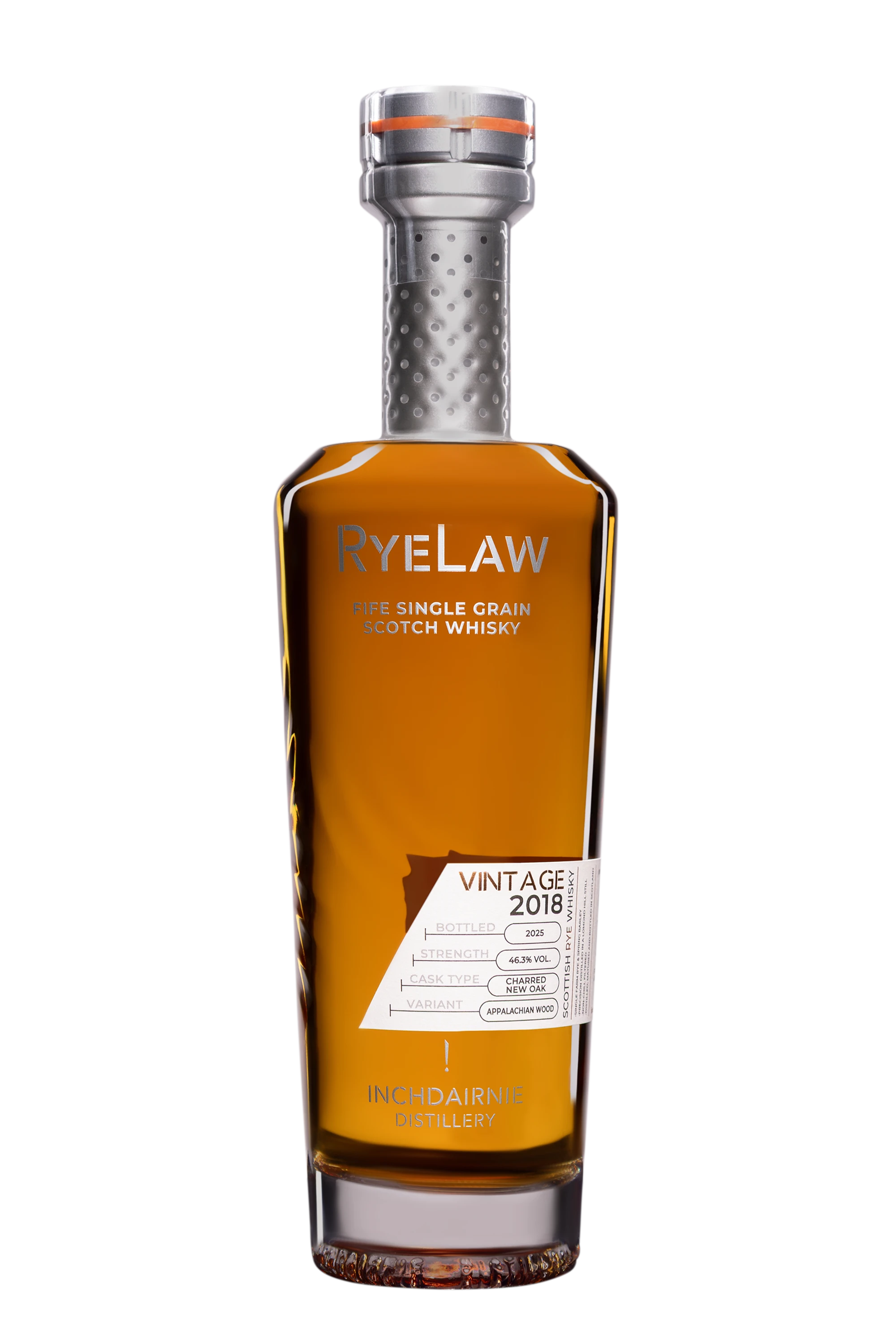 InchDairnie - Rye Scotch Whisky "Law" Brun NV 46.3°, 70cl