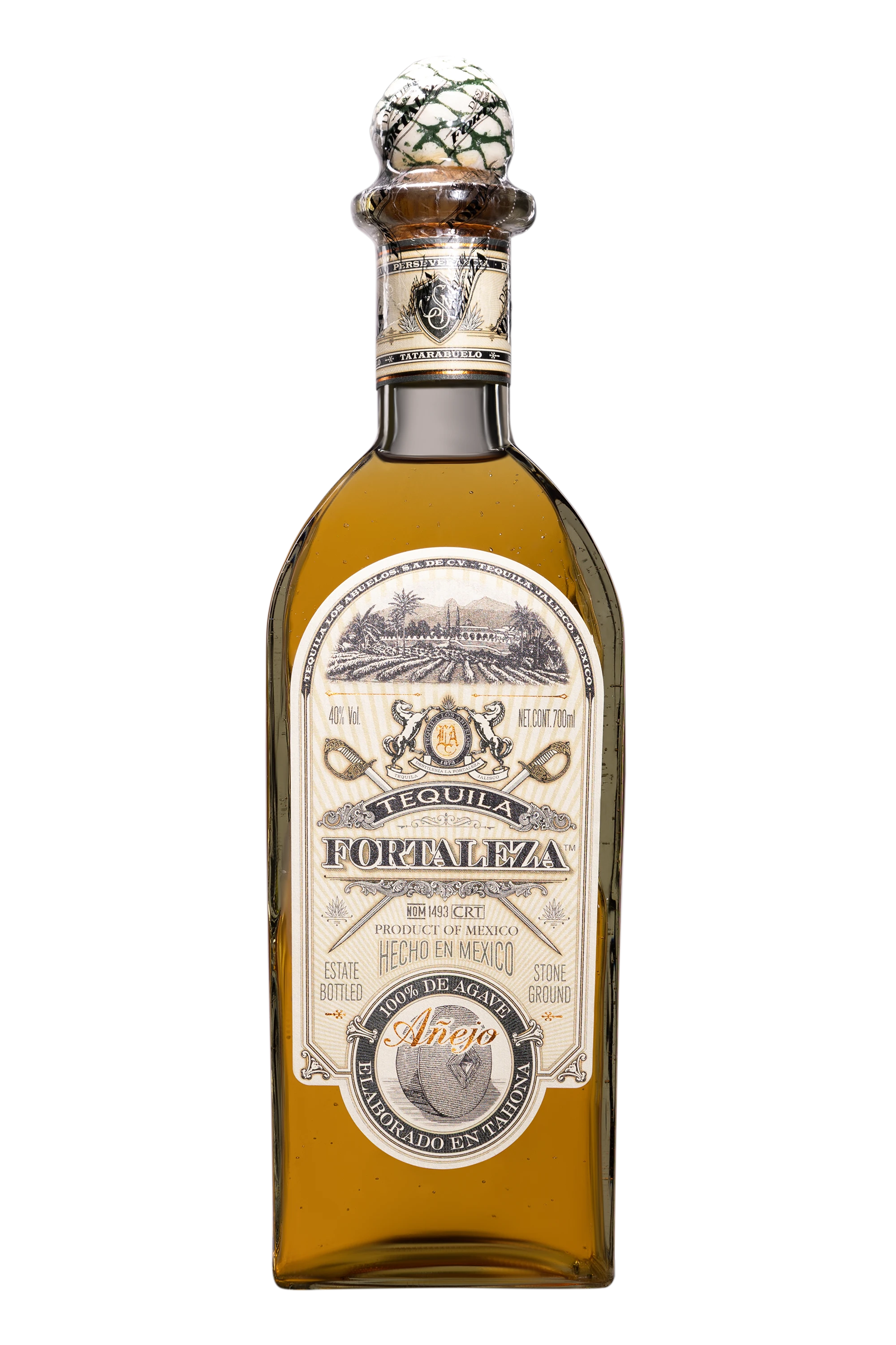 Fortaleza - Tequila "Anejo" Brun NV 40°, 70cl
