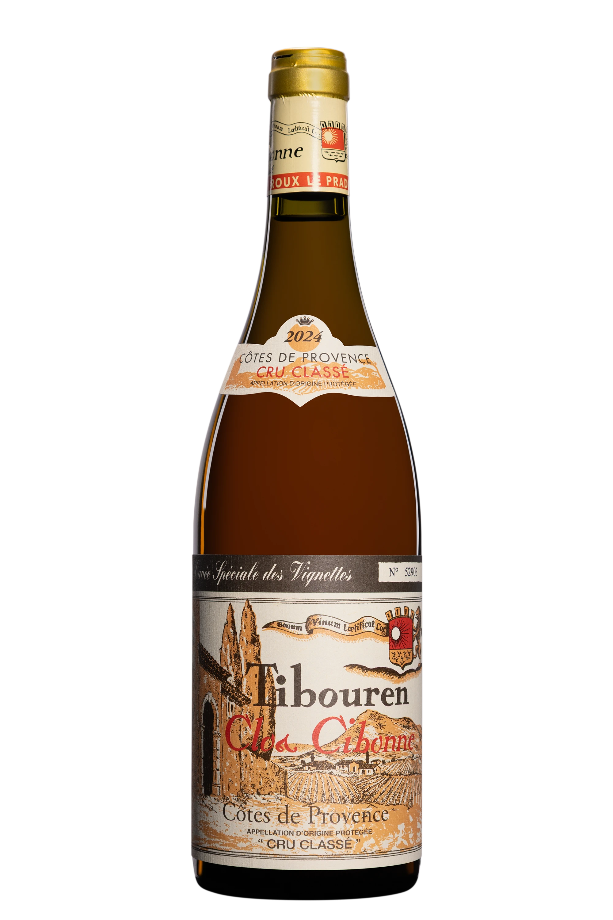Clos Cibonne - Côtes de Provence Cru Classé "Cuvée Spéciale des Vignettes" Rosé 2024 14°, 75cl