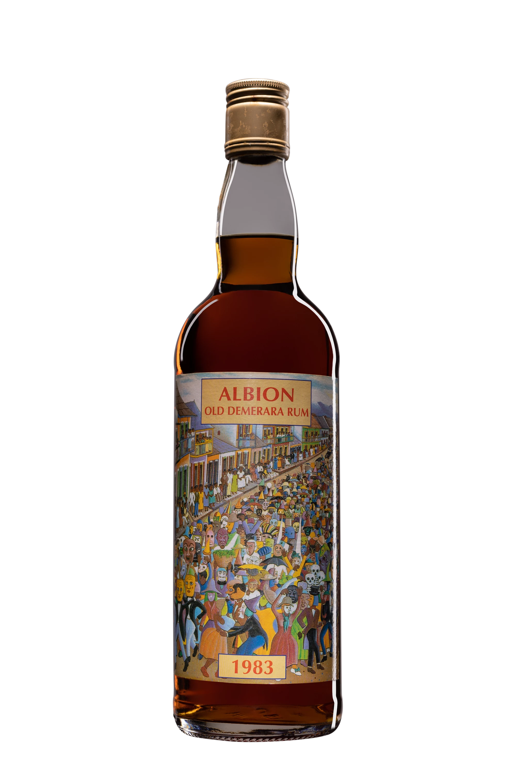 Vélier - Molasses British Guyana Rhum "17 Ans Albion - Special Cask AN 552-556" Brun 1983 40°, 70cl
