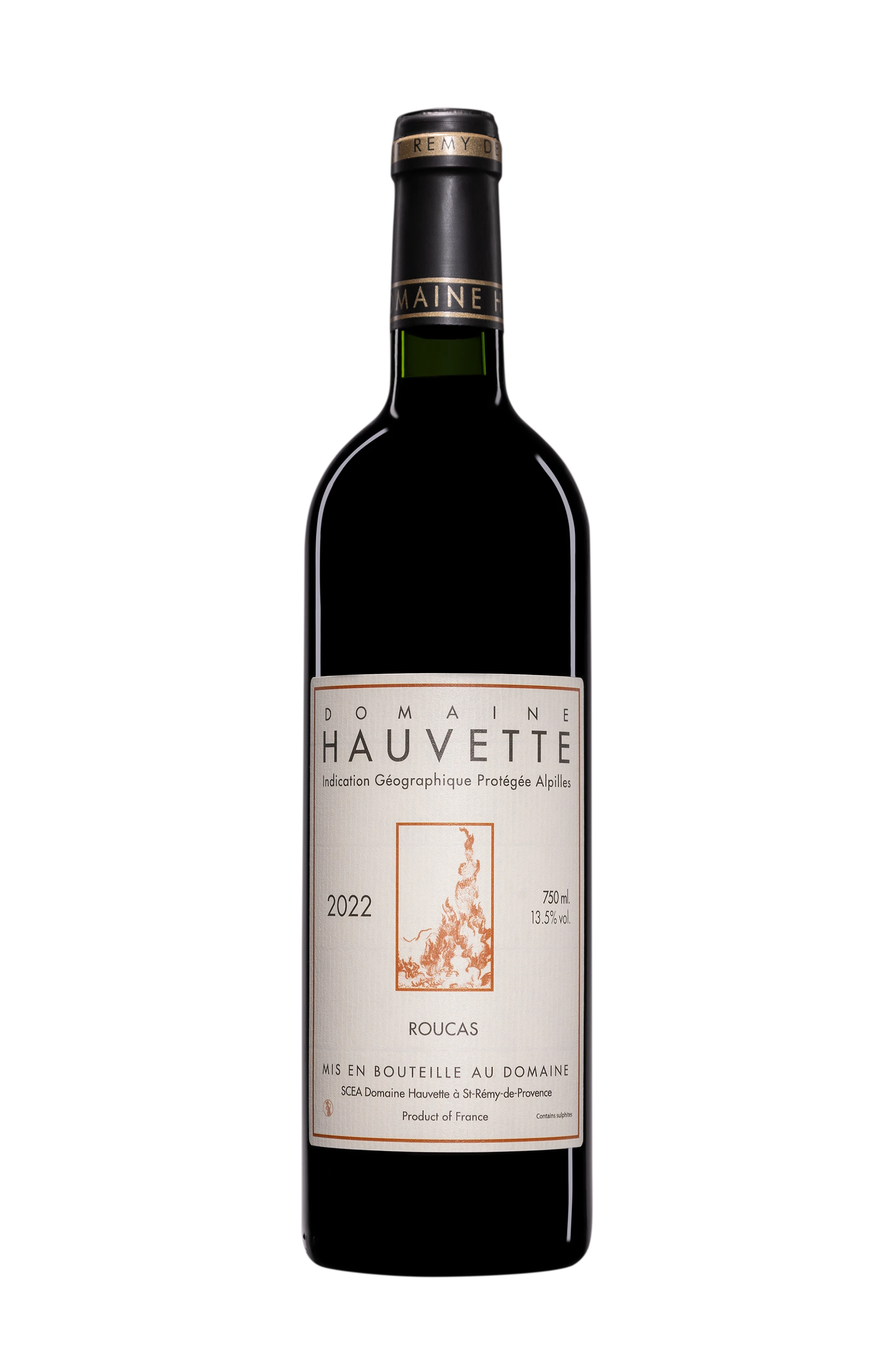 Domaine Hauvette - Vin de Pays des Alpilles "Roucas" Rouge 2022, 75cl