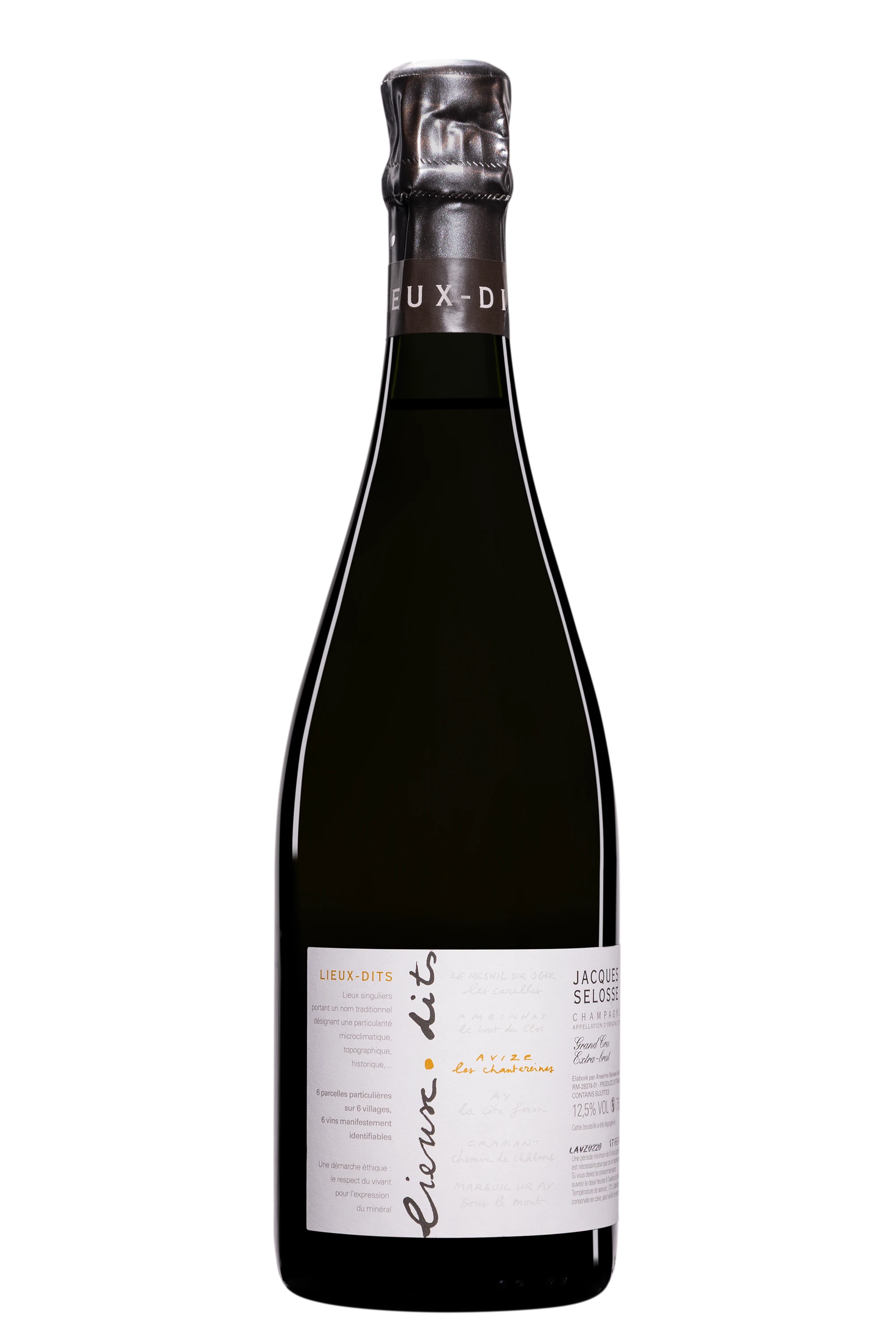 Domaine Jacques Selosse - Champagne Extra-Brut Grand Cru Blanc de Blancs "Lieu Dits - Les Chatereines" Blanc NV Dégorgement 17 Feb. 2020 12.5°, 75cl