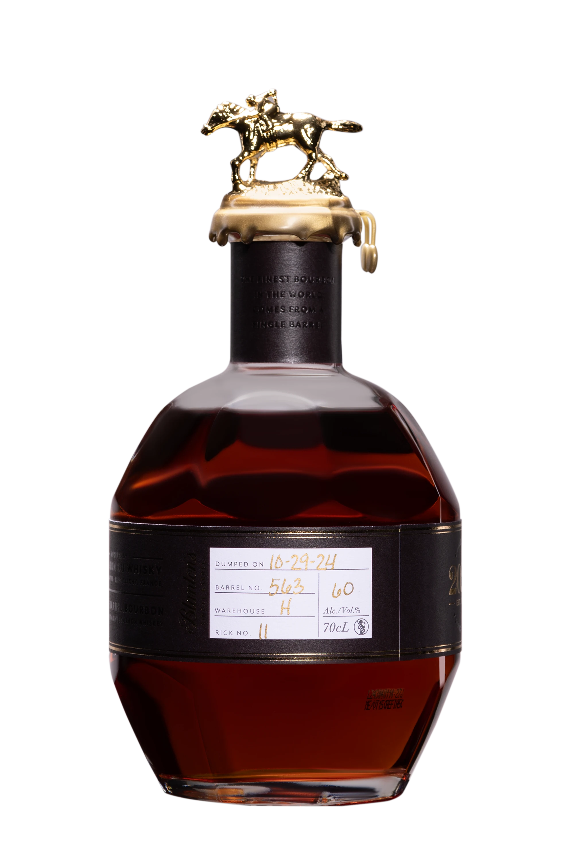 Buffalo Trace - Kentucky Bourbon "Blanton's - Single Barrel #563 - Fondations" 60° Giftbox, 70cl