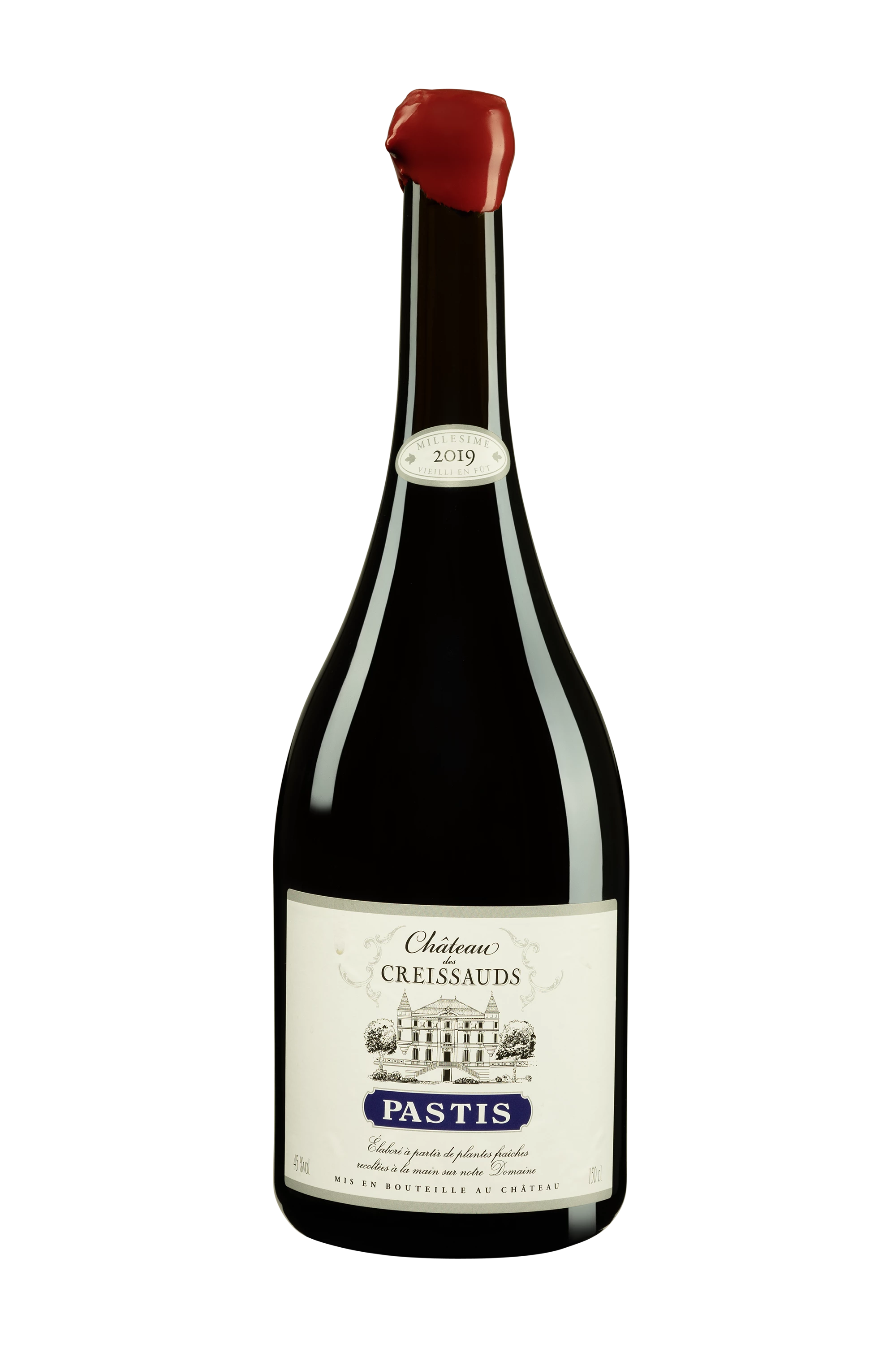 Château des Creissauds - Pastis "Millésimé" 2019 45°, 150cl