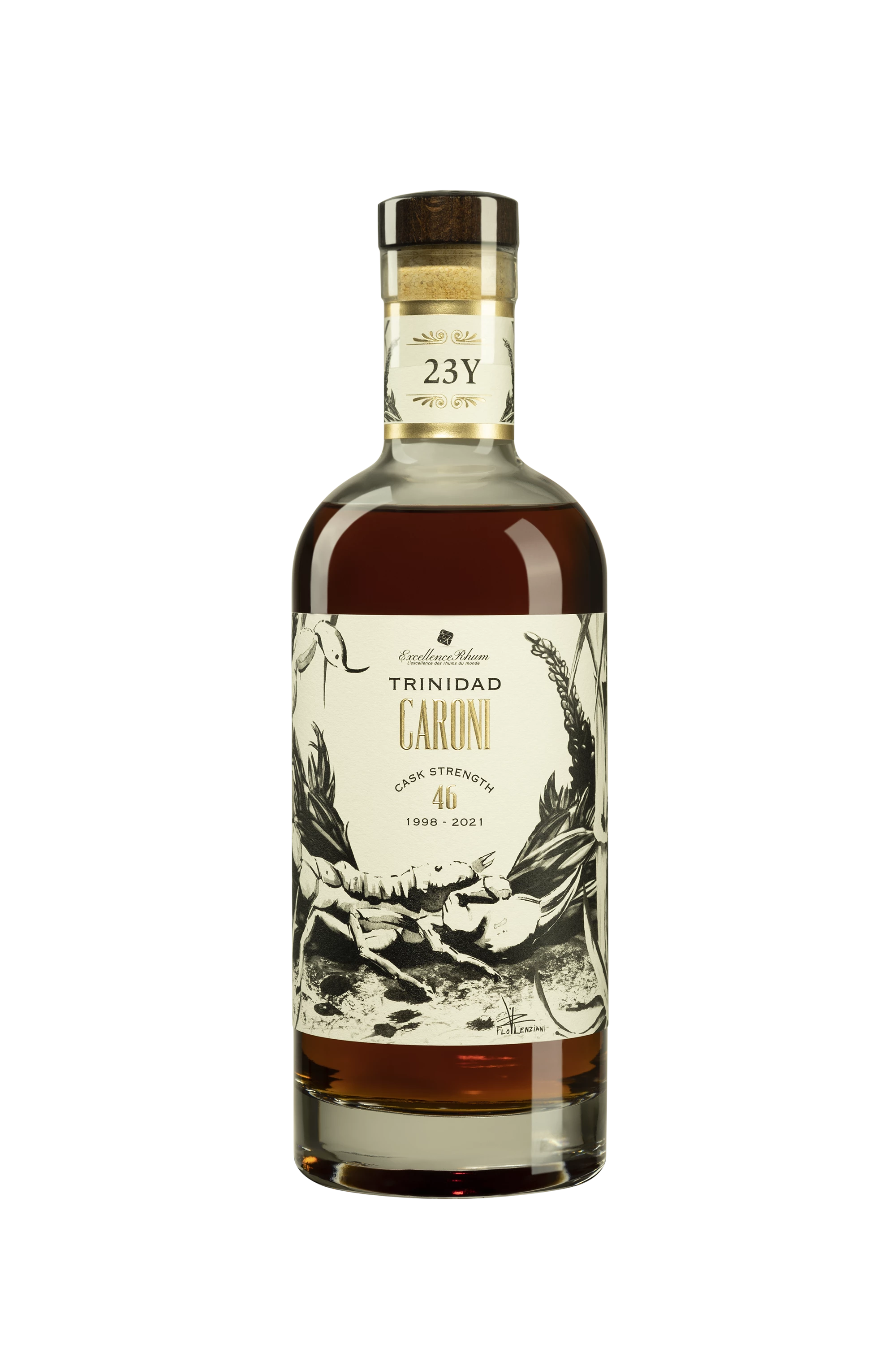Collection by ExcellenceRhum - Molasses Trinidadian Rhum "23 Ans - Caroni - Cask 46" 1998 Brun 65.6° Giftbox, 70cl