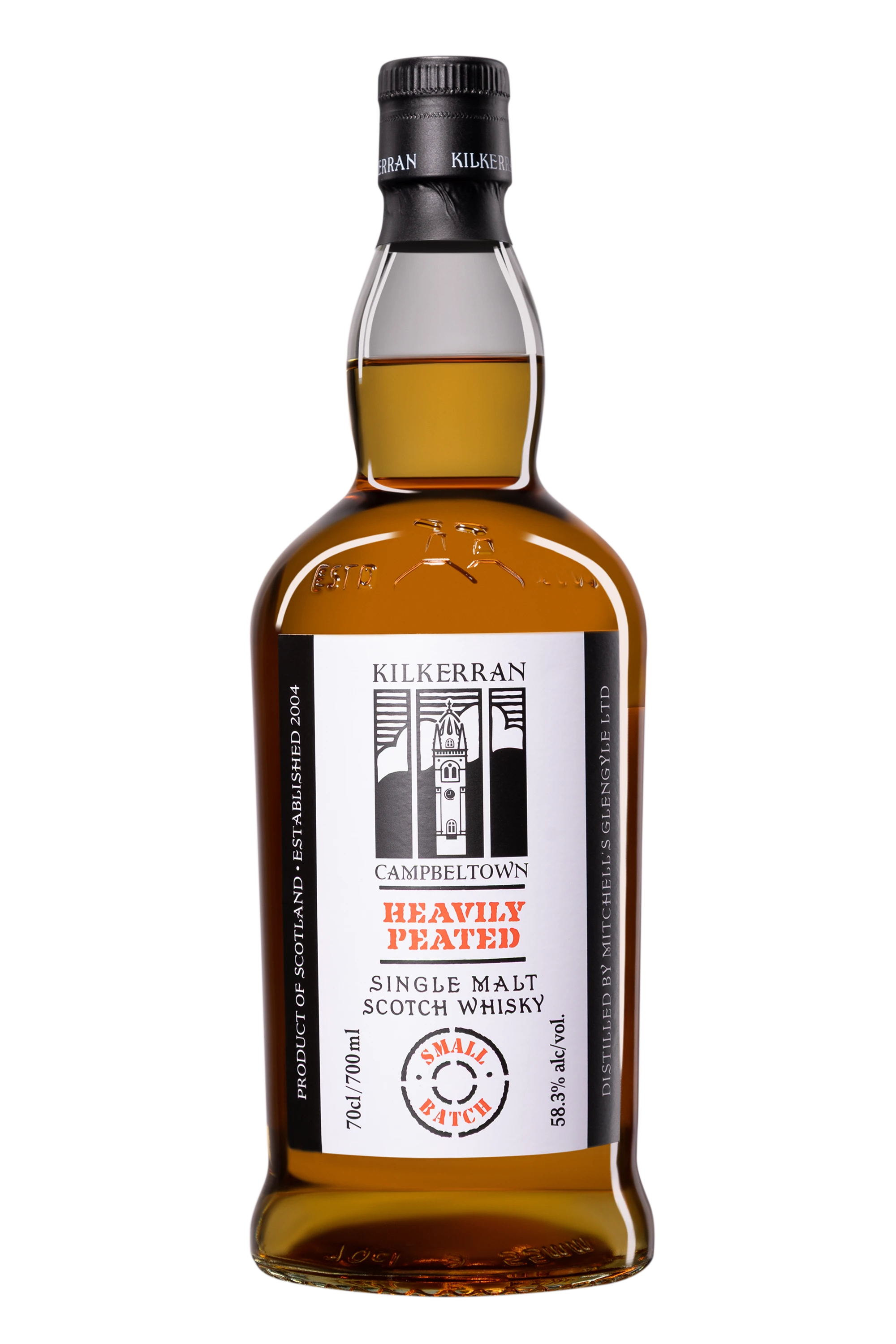 Kilkerran - Single Malt Scotch Whisky "Heavily Peated - Batch 14" Brun NV 58.3°, 70cl