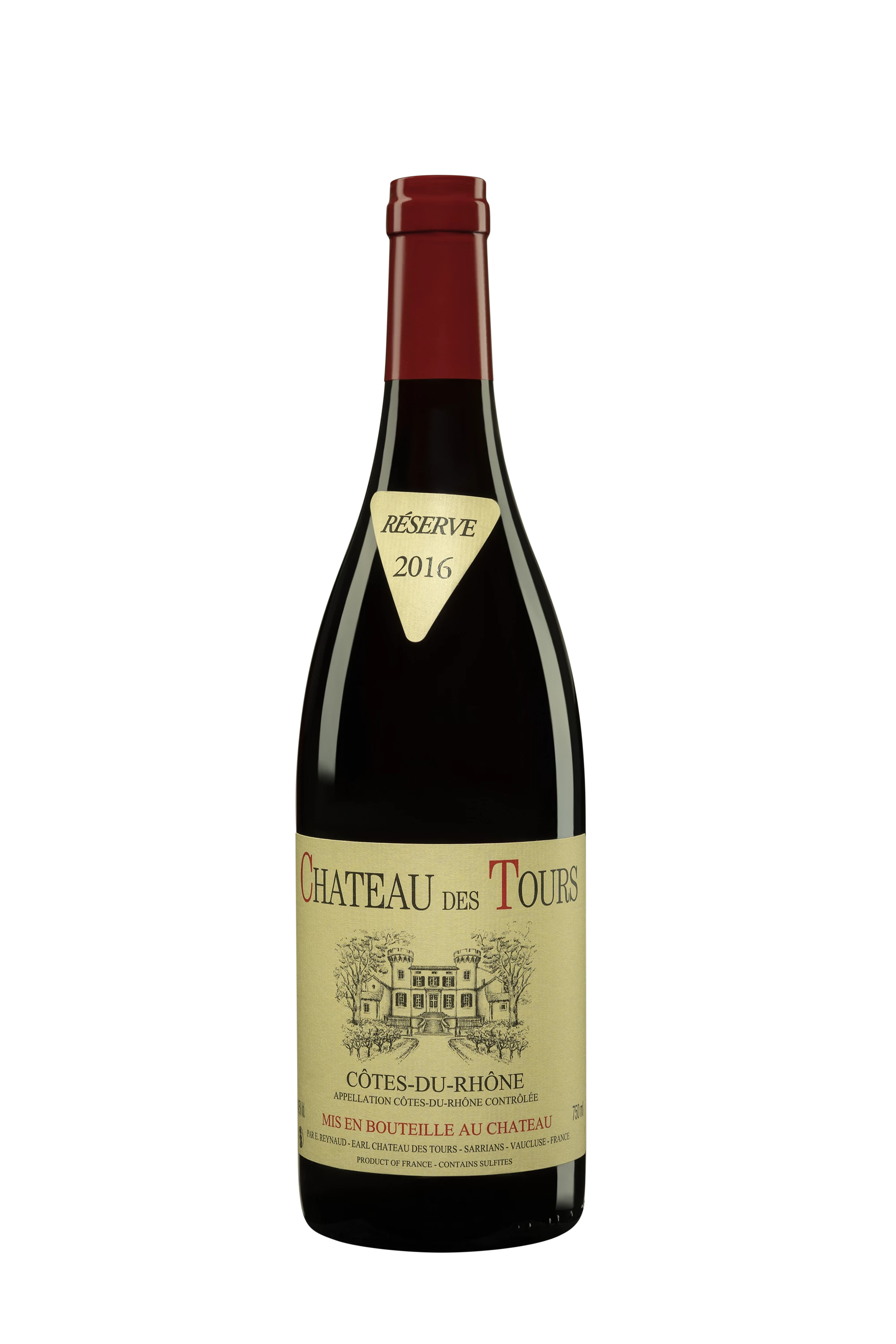 Château des Tours - Côtes du Rhône Rouge 2016 14.5°, 75cl