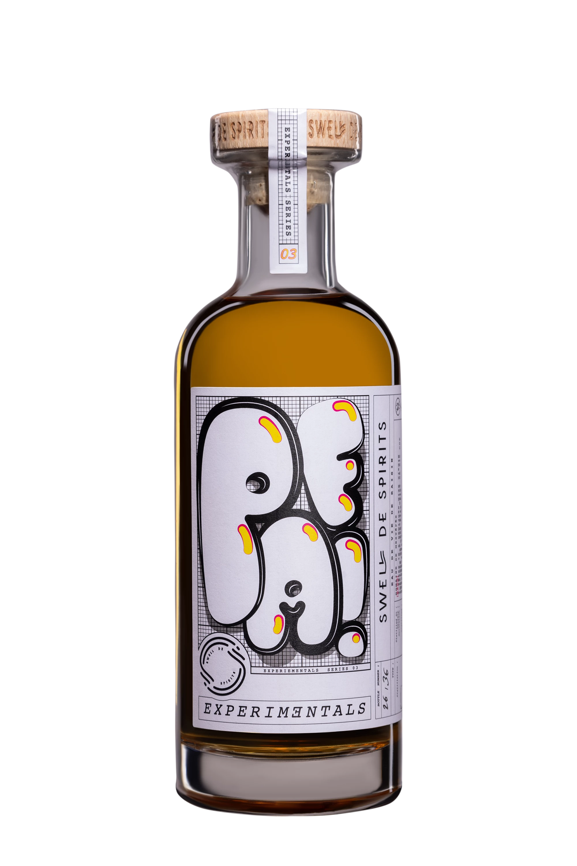 Swell de Spirits - Eau de Vie de Vin "Domaine de Mestépès - Experimentals Series N°4" Blanc 2021 59.4°, 50cl