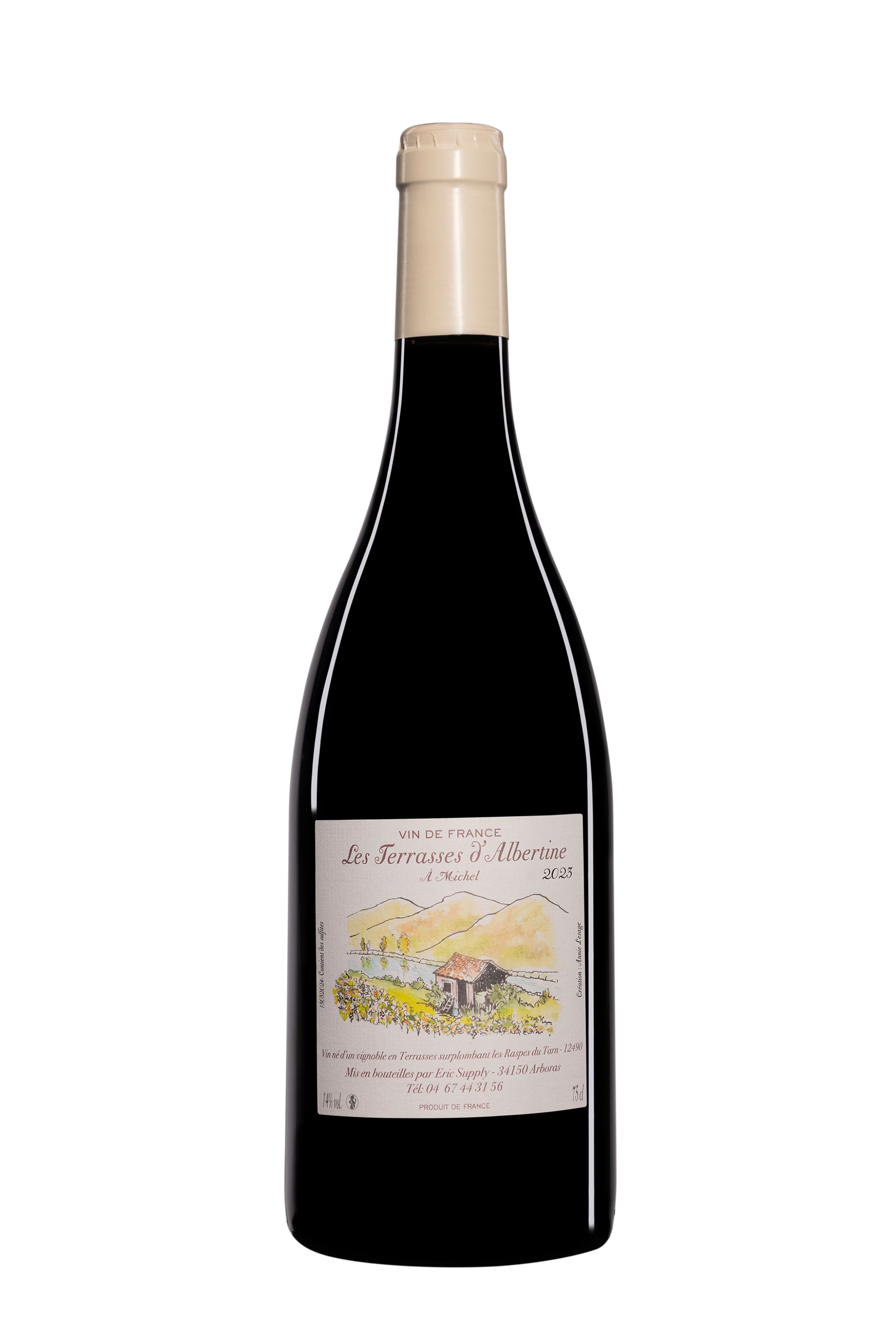 Domaine Supply-Royer - Vin de France "Les Terrasses d'Albertine à Michel" Rouge 2023 14°, 75cl