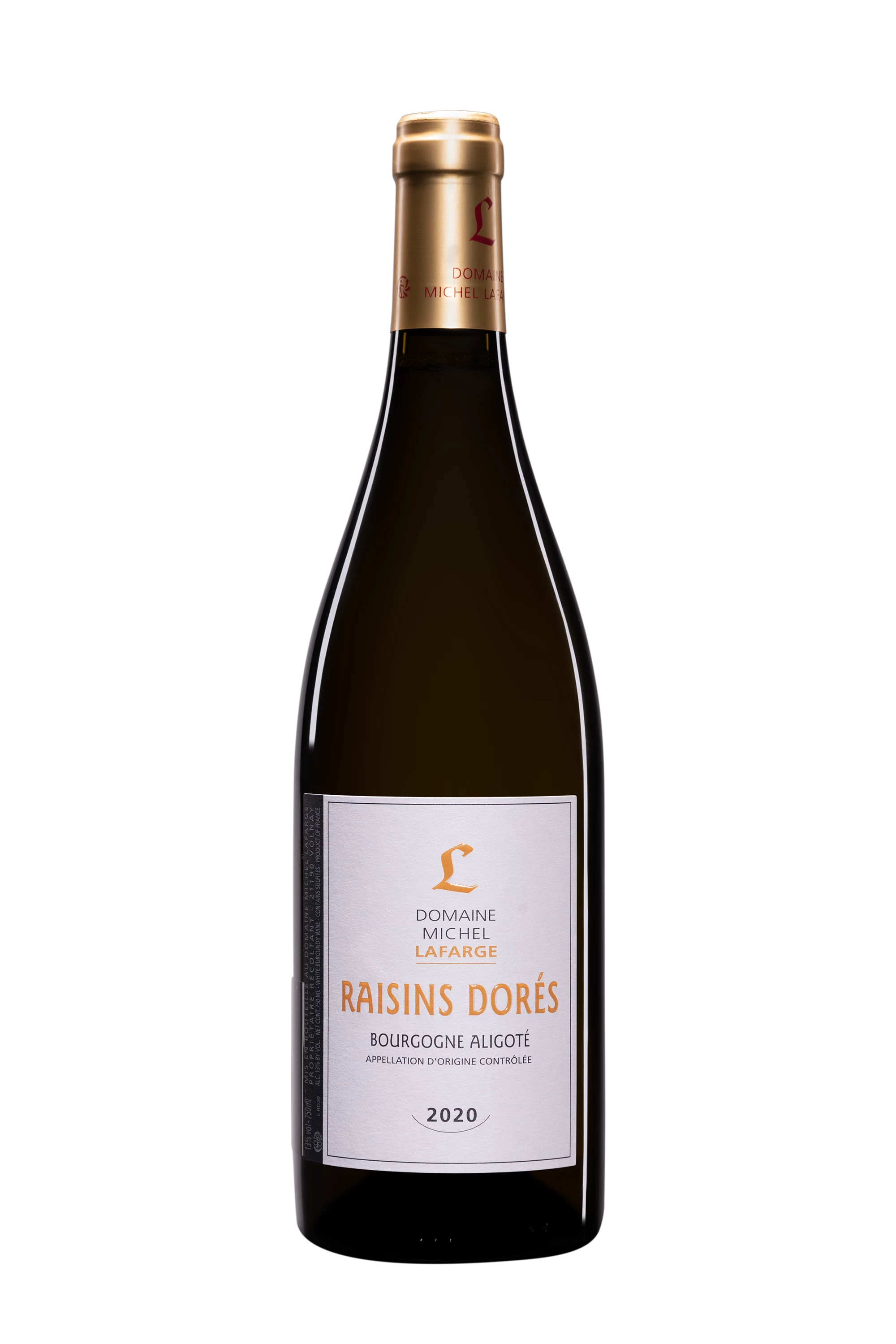 Domaine Michel Lafarge - Bourgogne Aligoté "Raisins Dorés" Blanc 2020 13°, 75cl